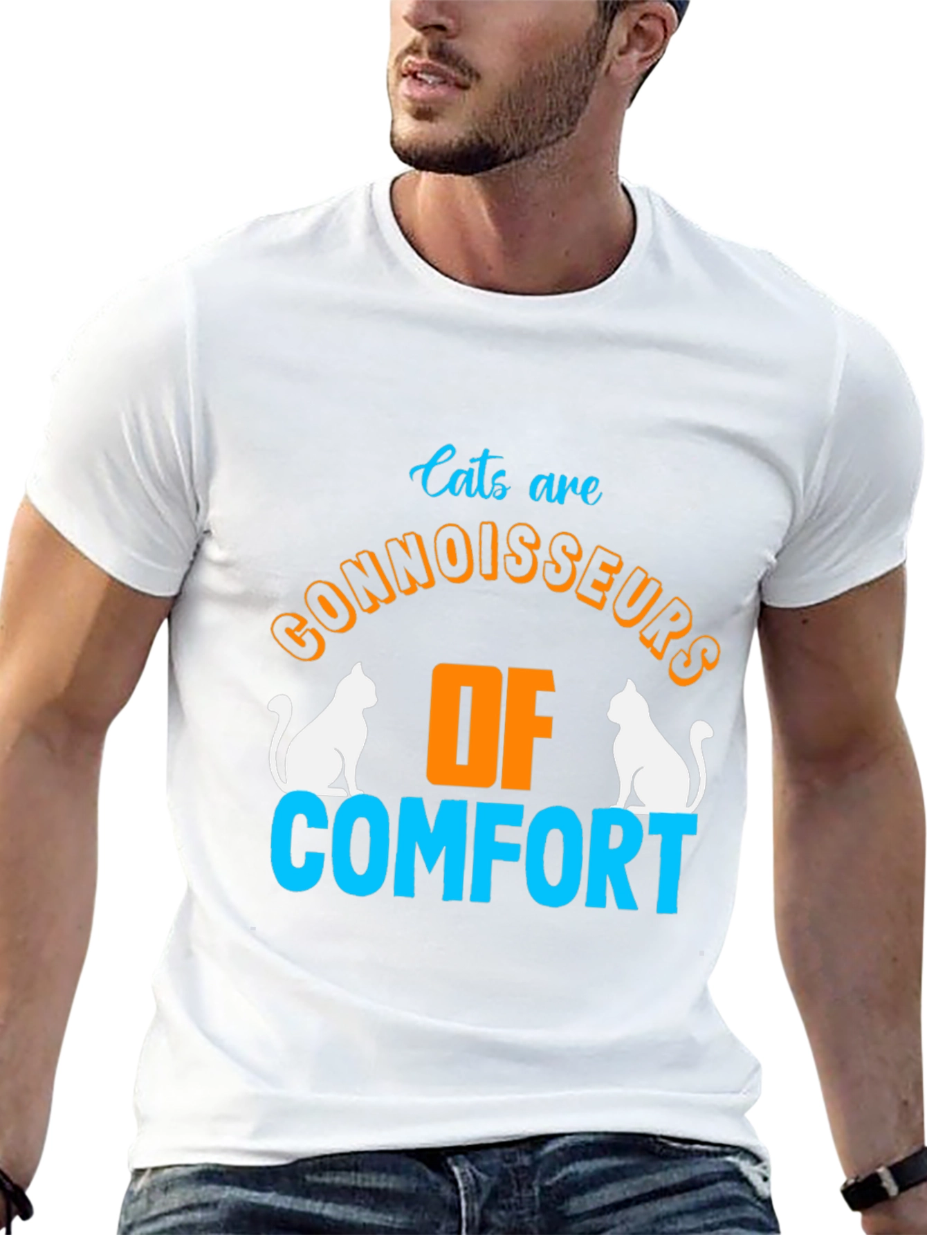 Cats Are Connoisseurs of Comfort T-Shirt
