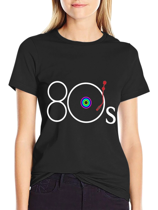 Retro 80s Turntable T-Shirt - Cool Vintage Style