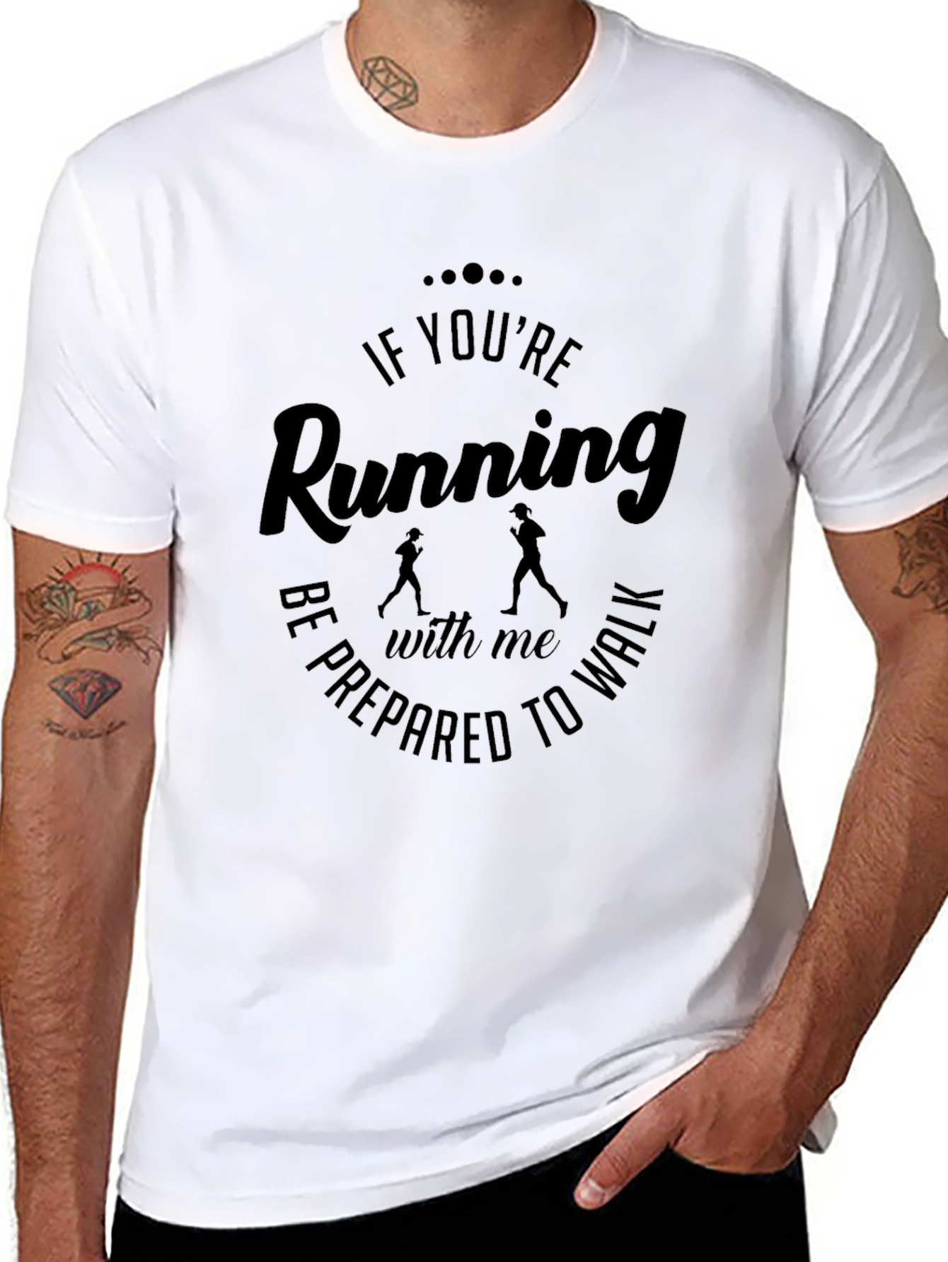 Funny Running T-Shirt - Be Prepared to Walk