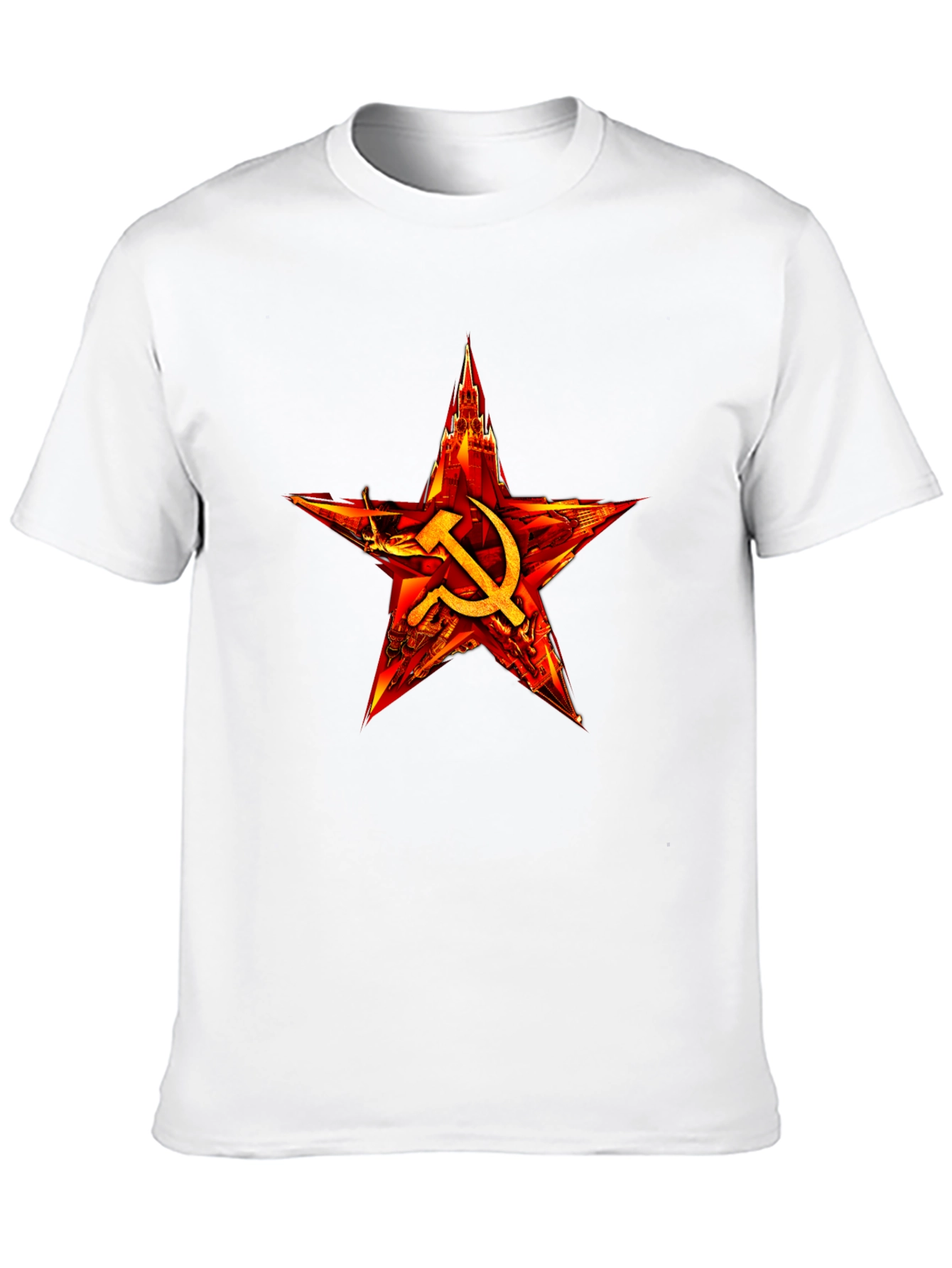 Red Star Hammer & Sickle Graphic T-Shirt
