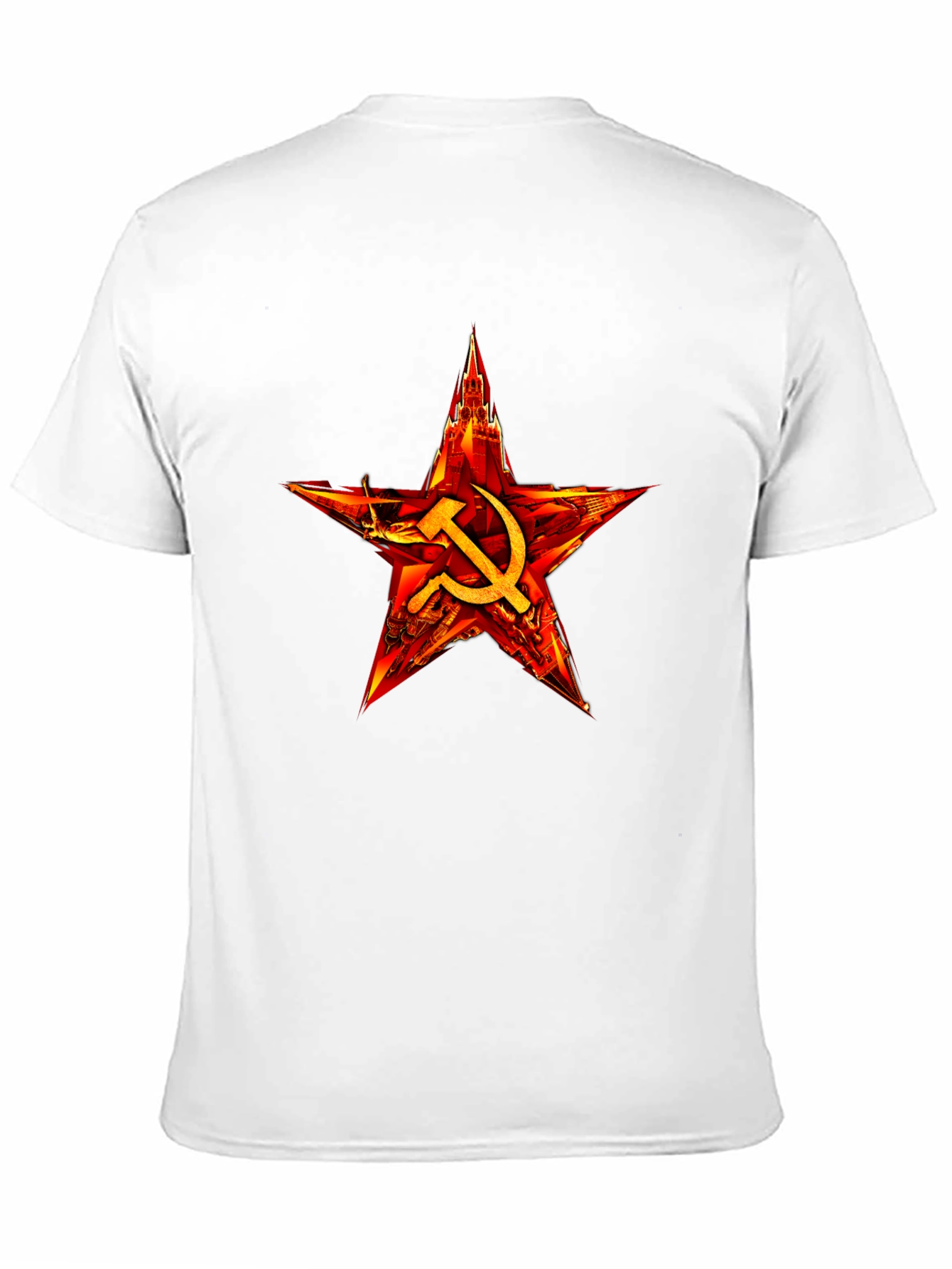 Red Star Hammer & Sickle Graphic T-Shirt