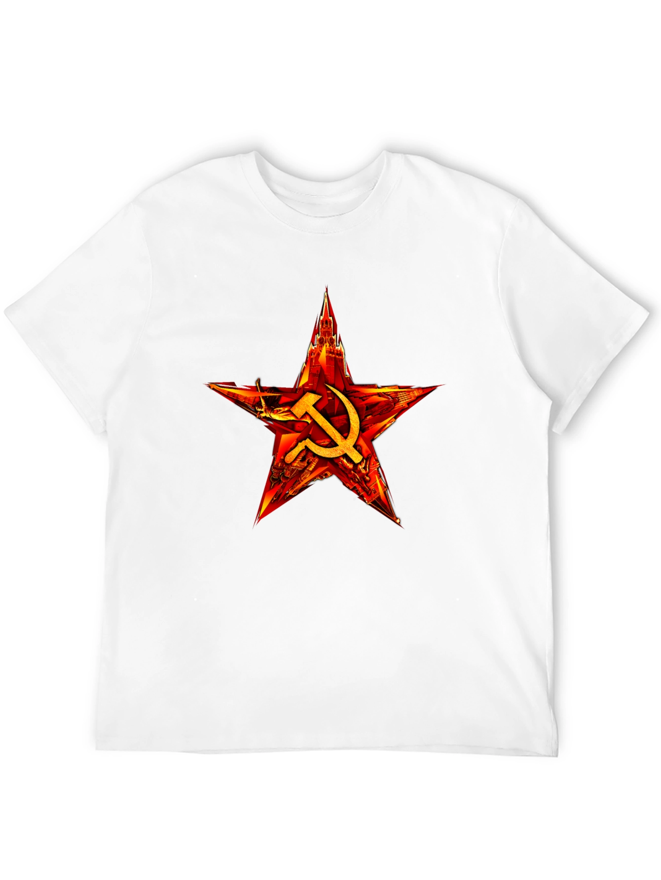Red Star Hammer & Sickle Graphic T-Shirt