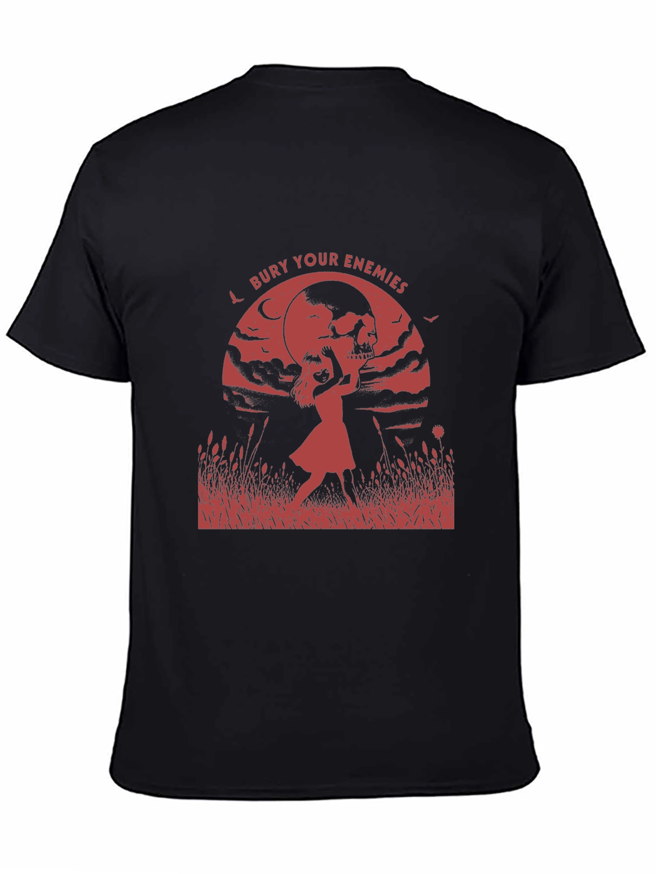 Bury Your Enemies Graphic T-Shirt - Black