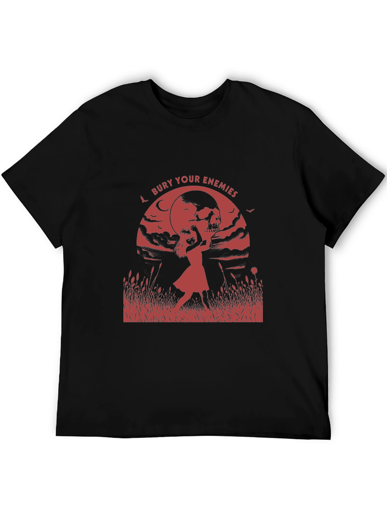 Bury Your Enemies Graphic T-Shirt - Black