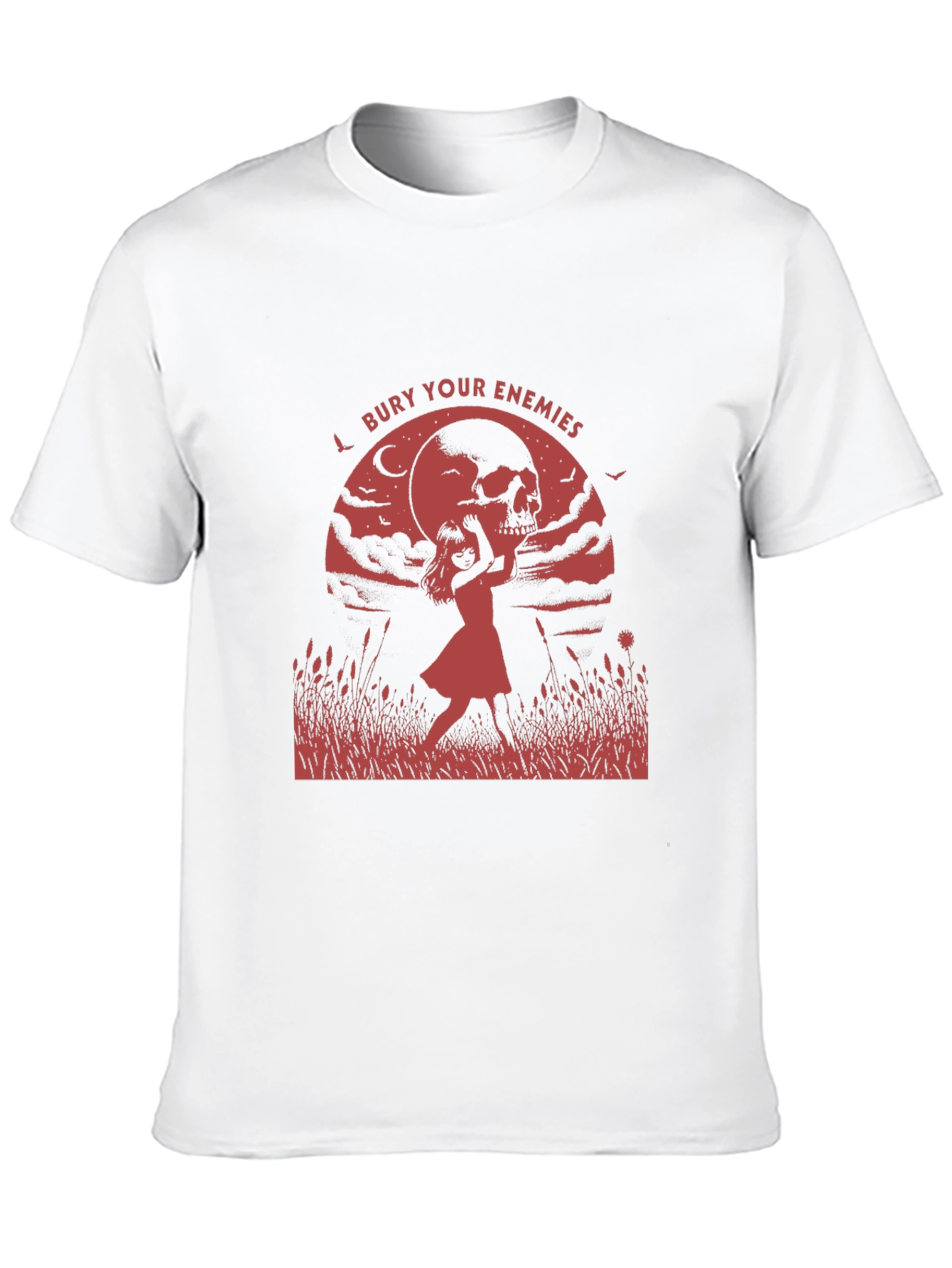 Bury Your Enemies Graphic T-Shirt - Black