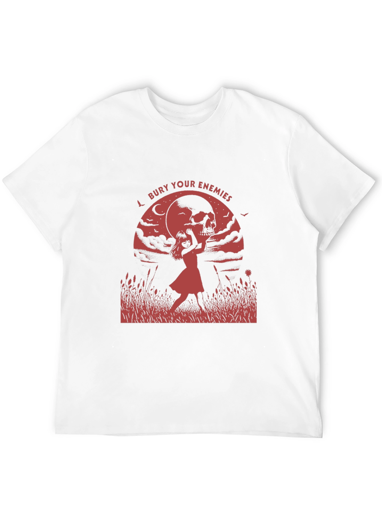 Bury Your Enemies Graphic T-Shirt - Black