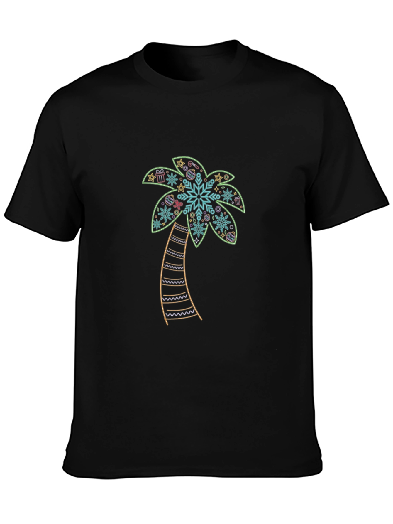 Festive Palm Tree Graphic Tee