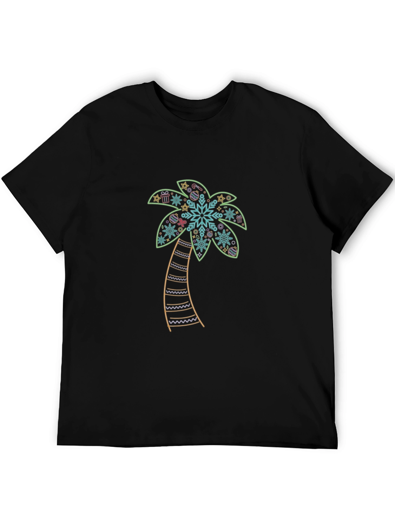 Festive Palm Tree Graphic Tee