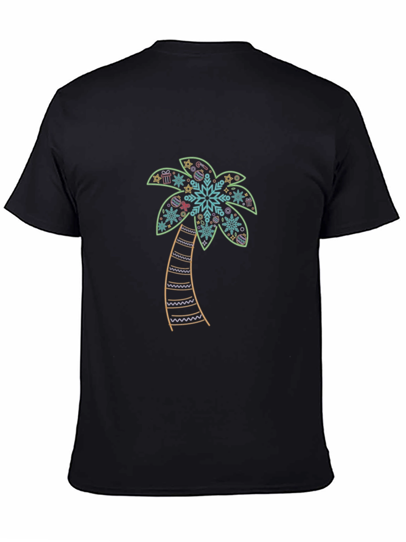 Festive Palm Tree Graphic Tee