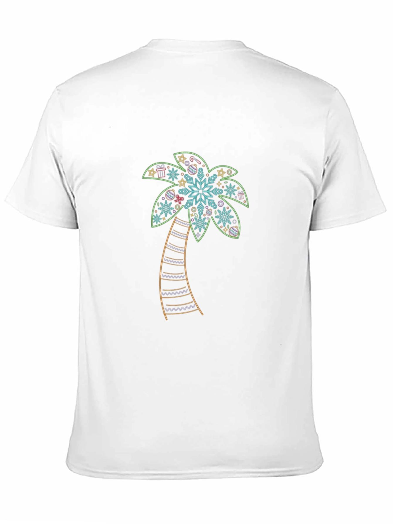 Festive Palm Tree Graphic Tee