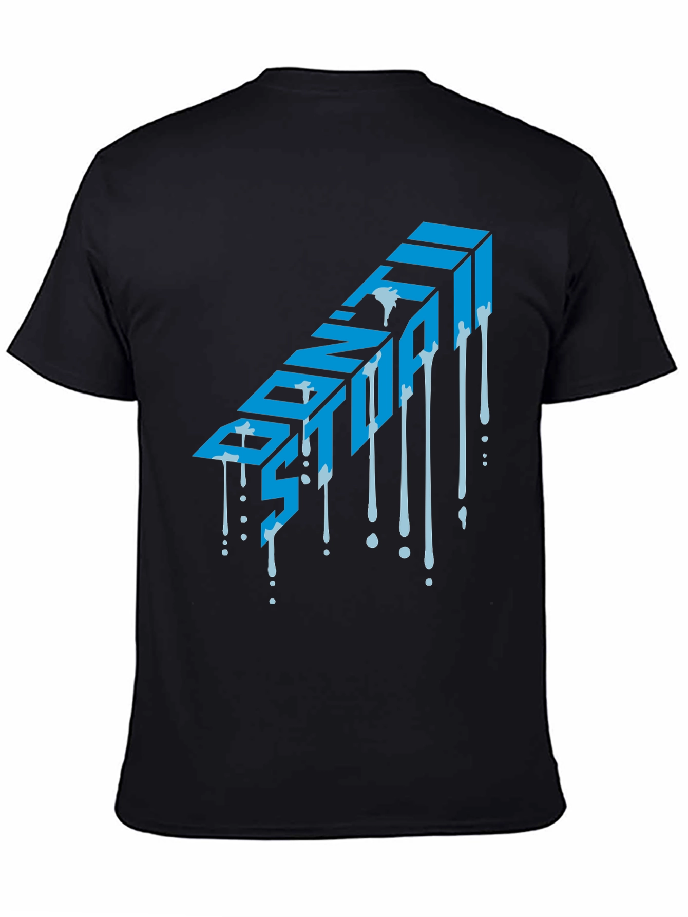 Dont Stop Graphic T-Shirt - Mens Black Tee