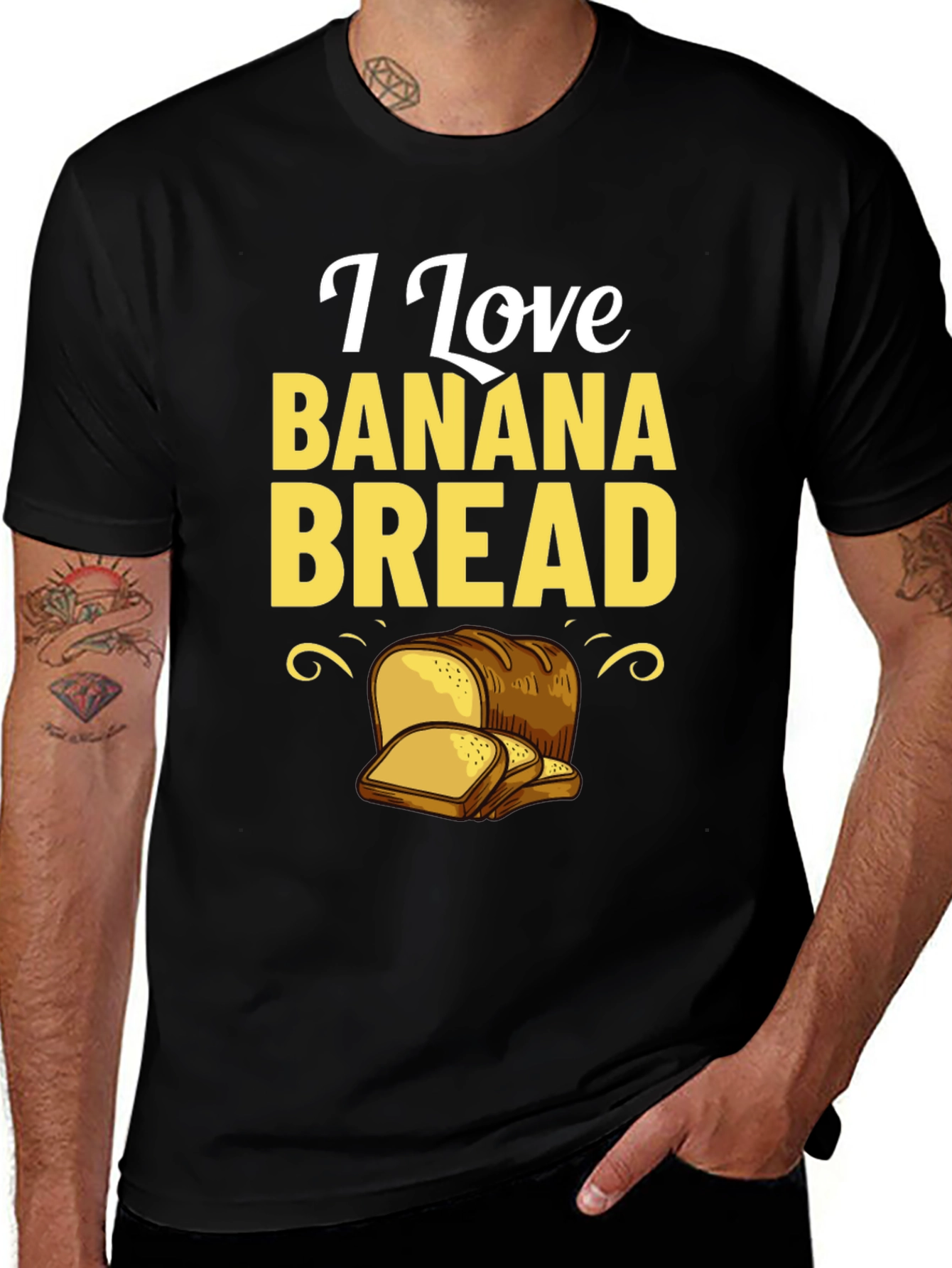 I Love Banana Bread Graphic Tee