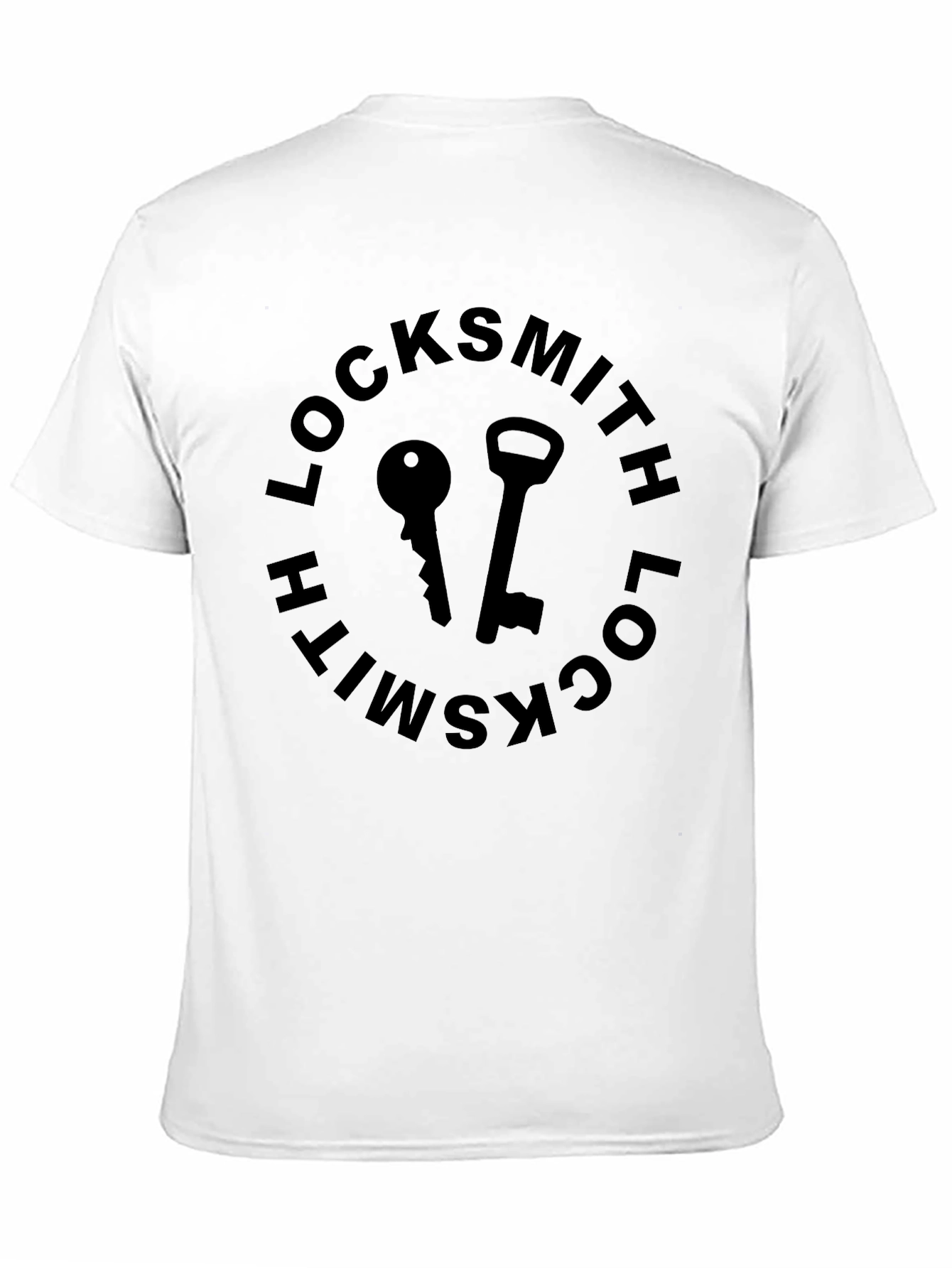 Locksmith Keys Graphic Black T-Shirt