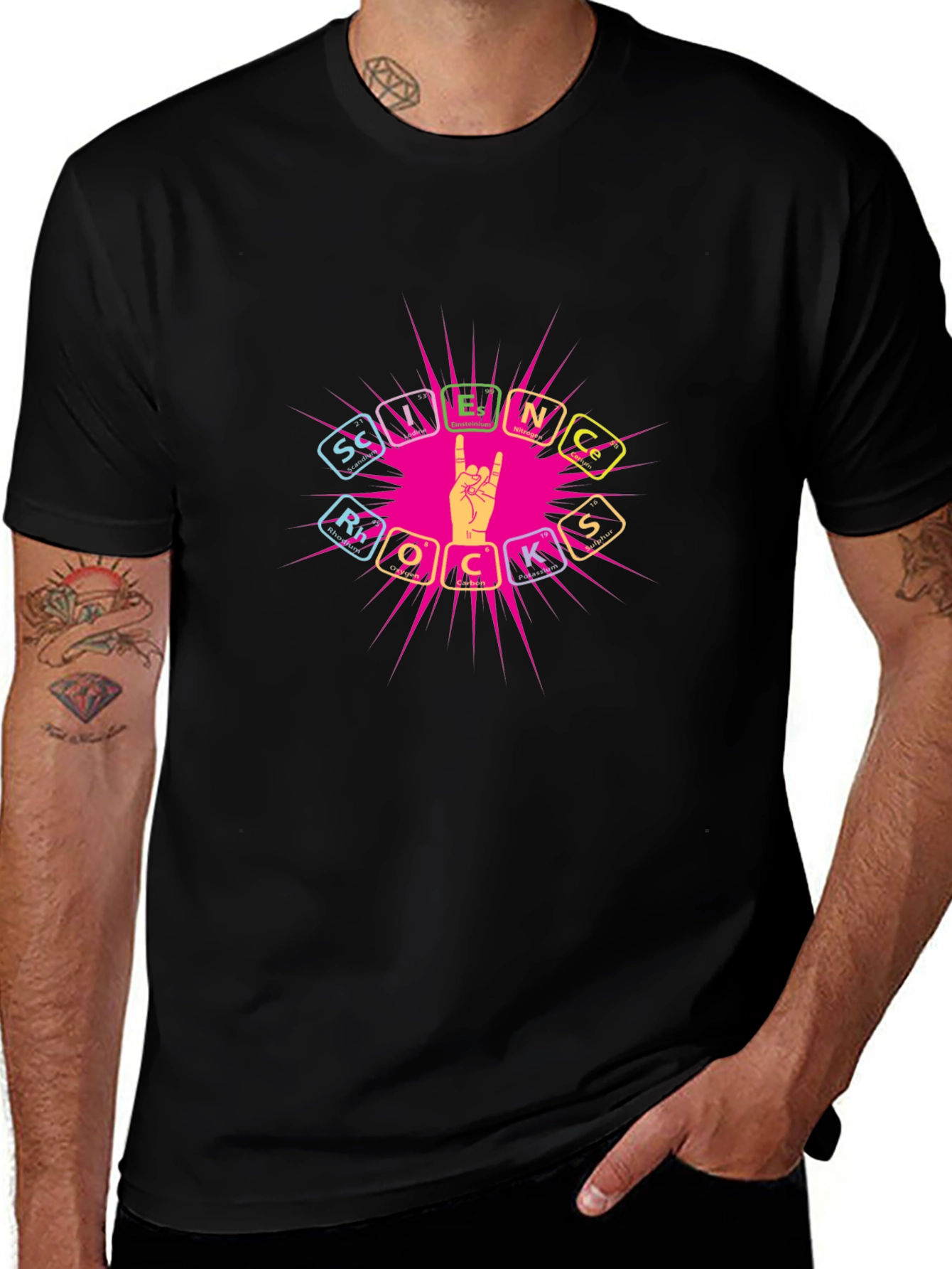 Science Rocks T-Shirt - Unique Graphic Tee