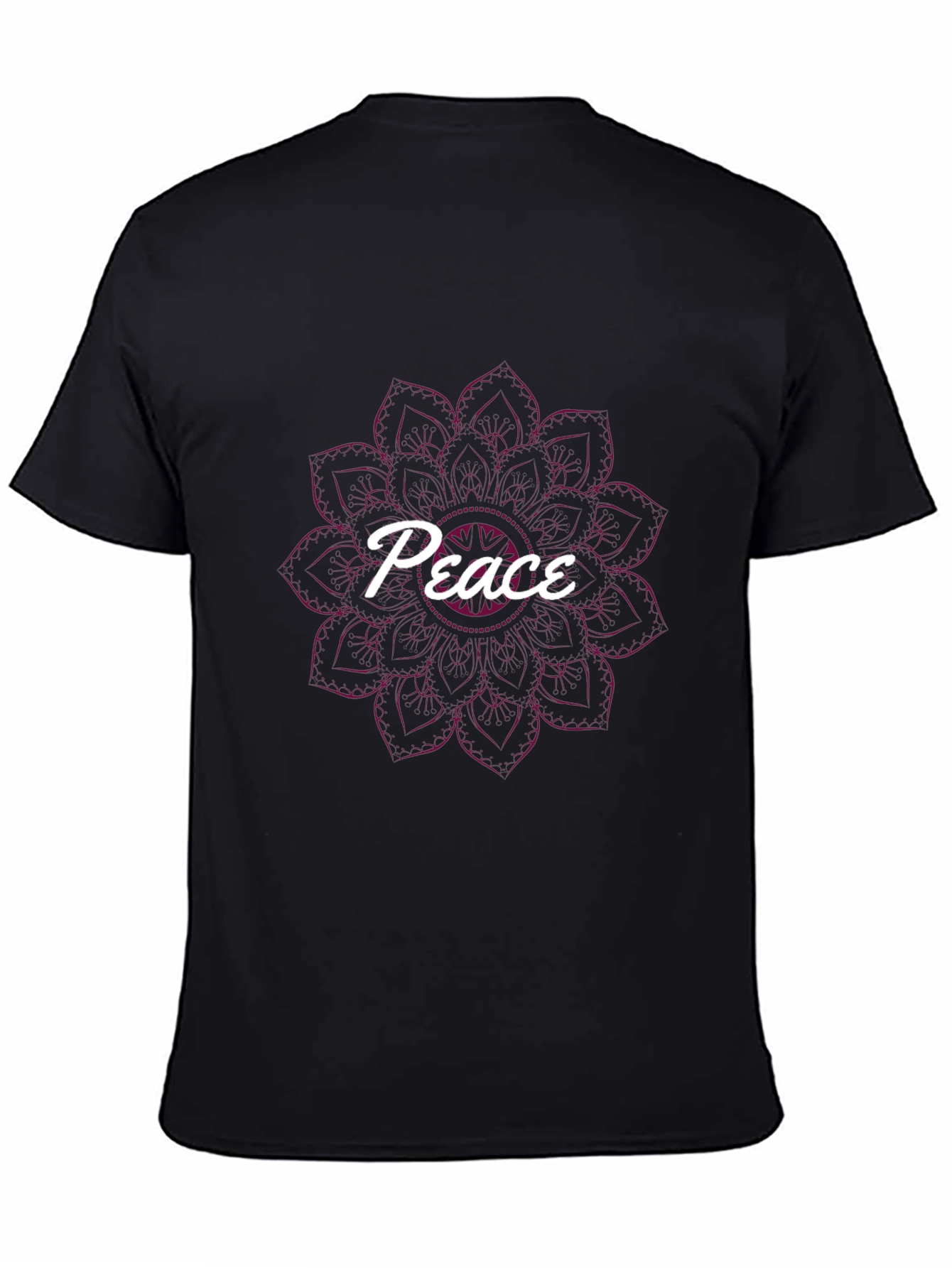Peace Mandala Graphic Tee - Relaxed Fit