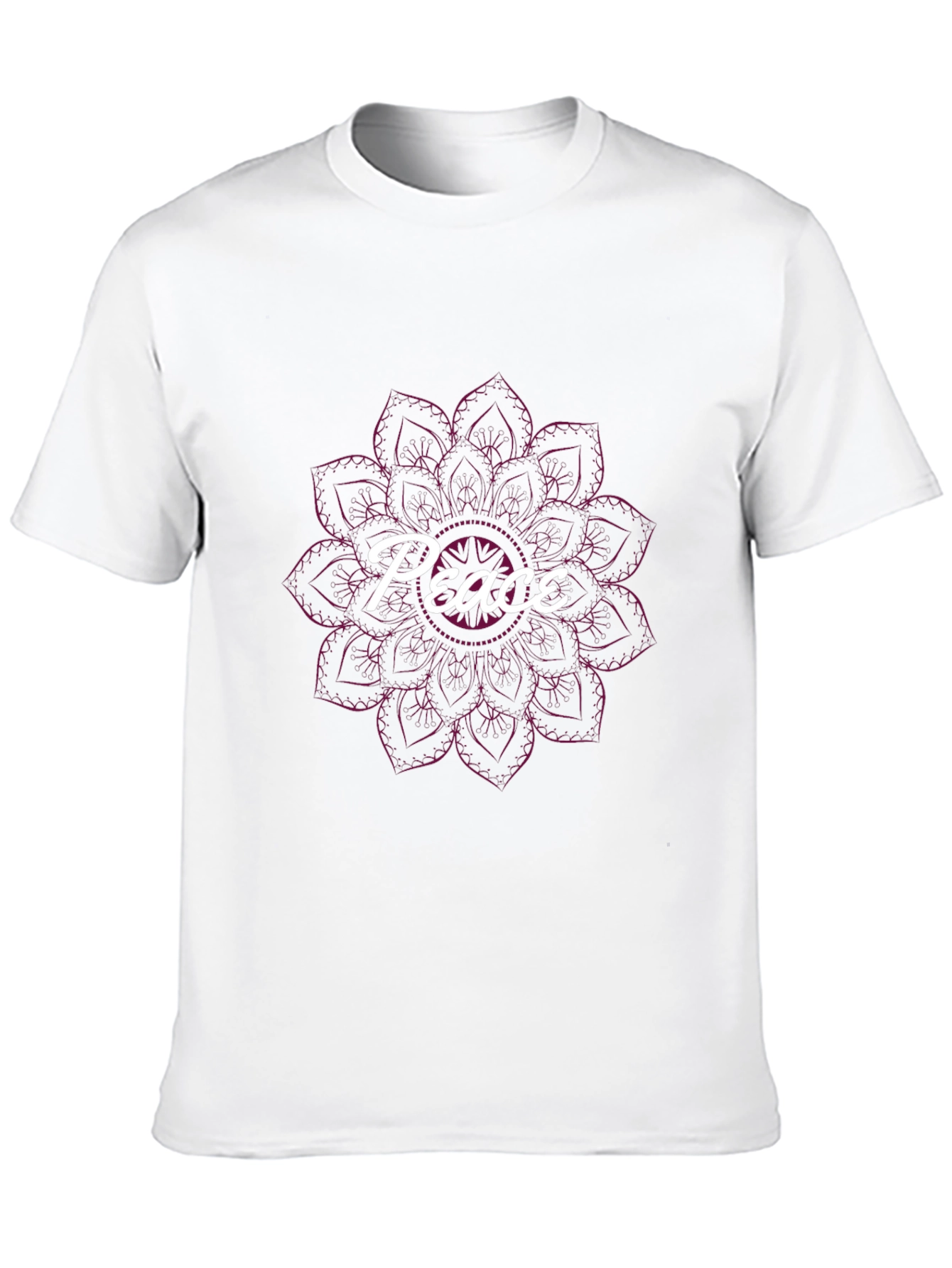 Peace Mandala Graphic Tee - Relaxed Fit