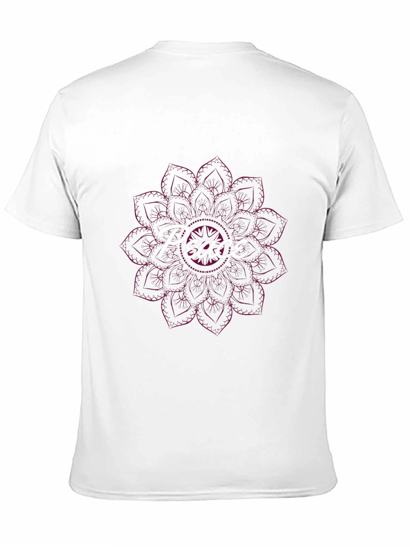 Peace Mandala Graphic Tee - Relaxed Fit
