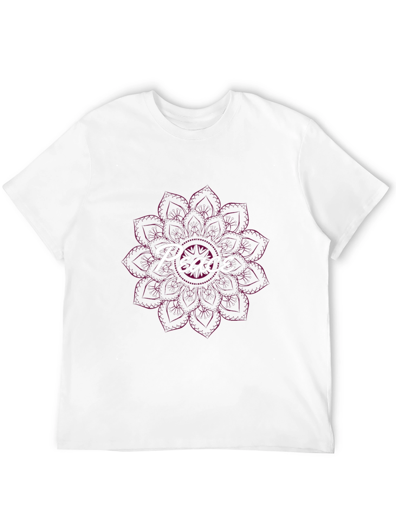 Peace Mandala Graphic Tee - Relaxed Fit