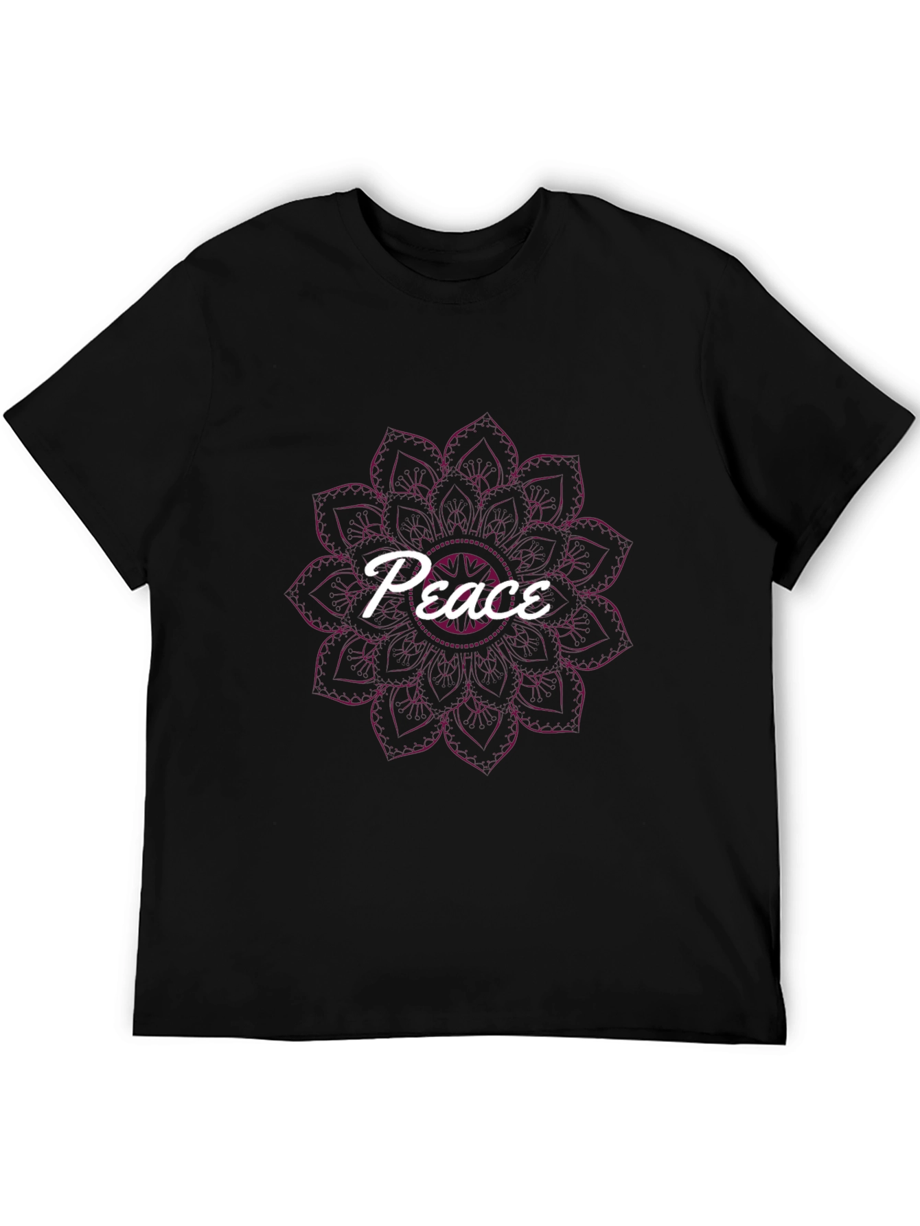 Peace Mandala Graphic Tee - Relaxed Fit