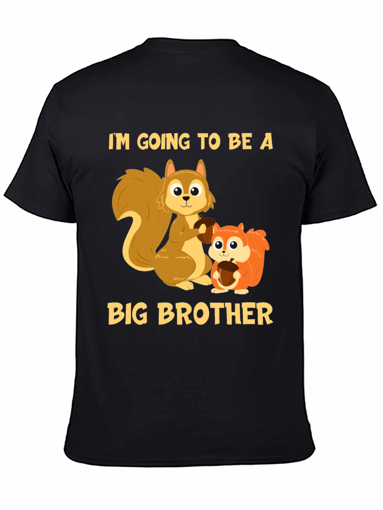 Big Brother Squirrel T-Shirt - Cute Announcement Tee