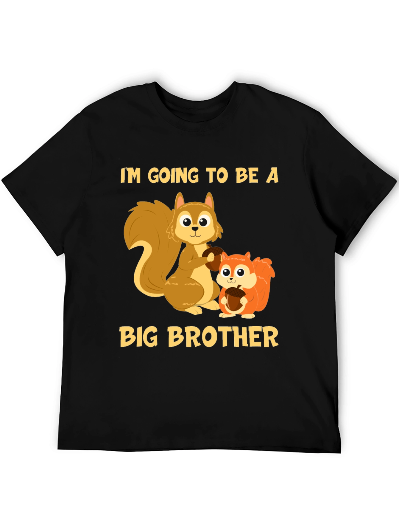 Big Brother Squirrel T-Shirt - Cute Announcement Tee