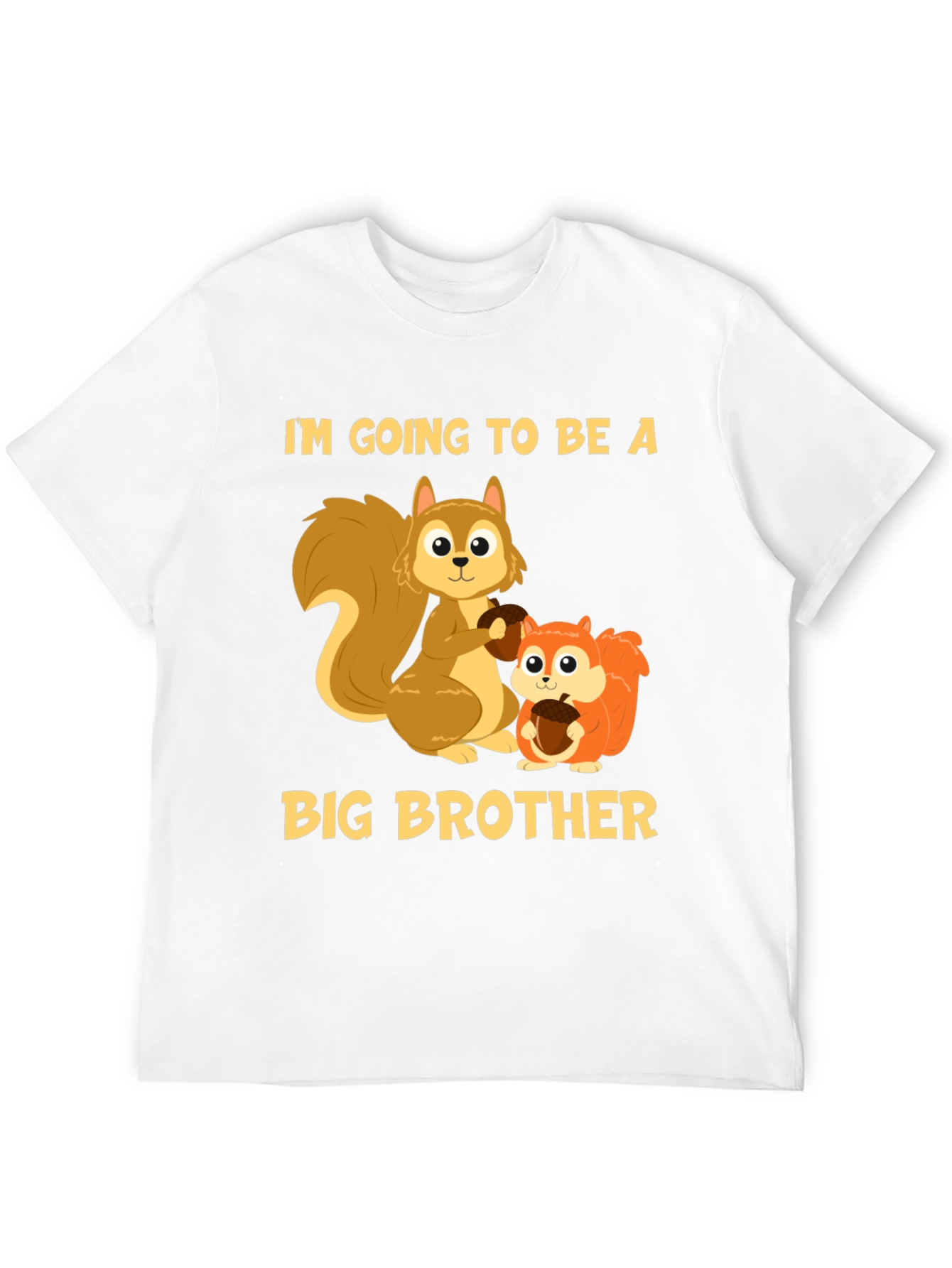 Big Brother Squirrel T-Shirt - Cute Announcement Tee
