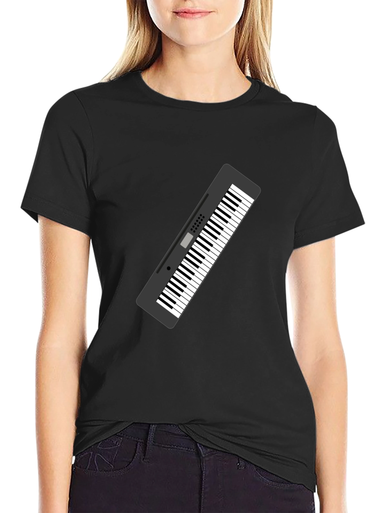 Keyboard Graphic Black T-Shirt
