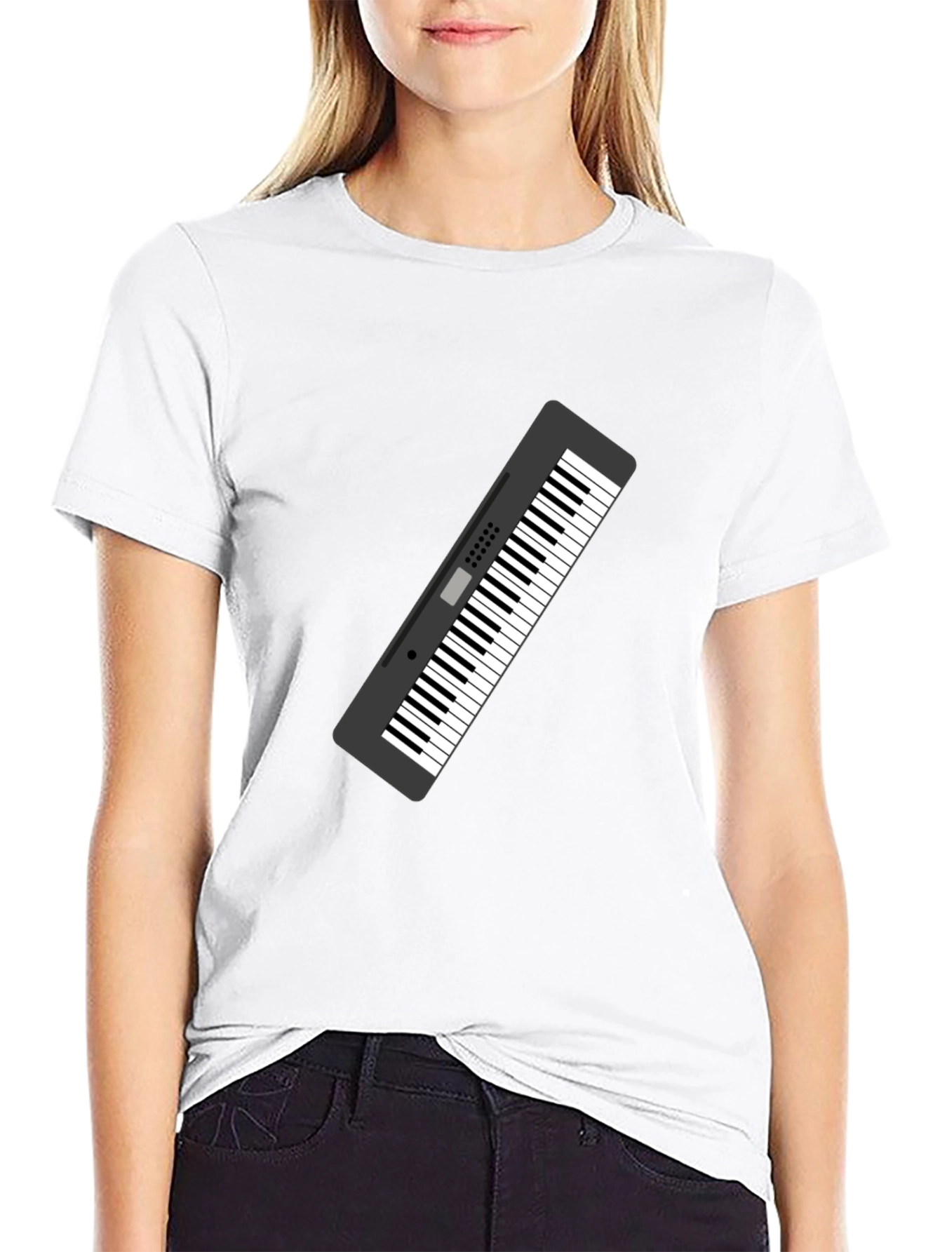 Keyboard Graphic Black T-Shirt
