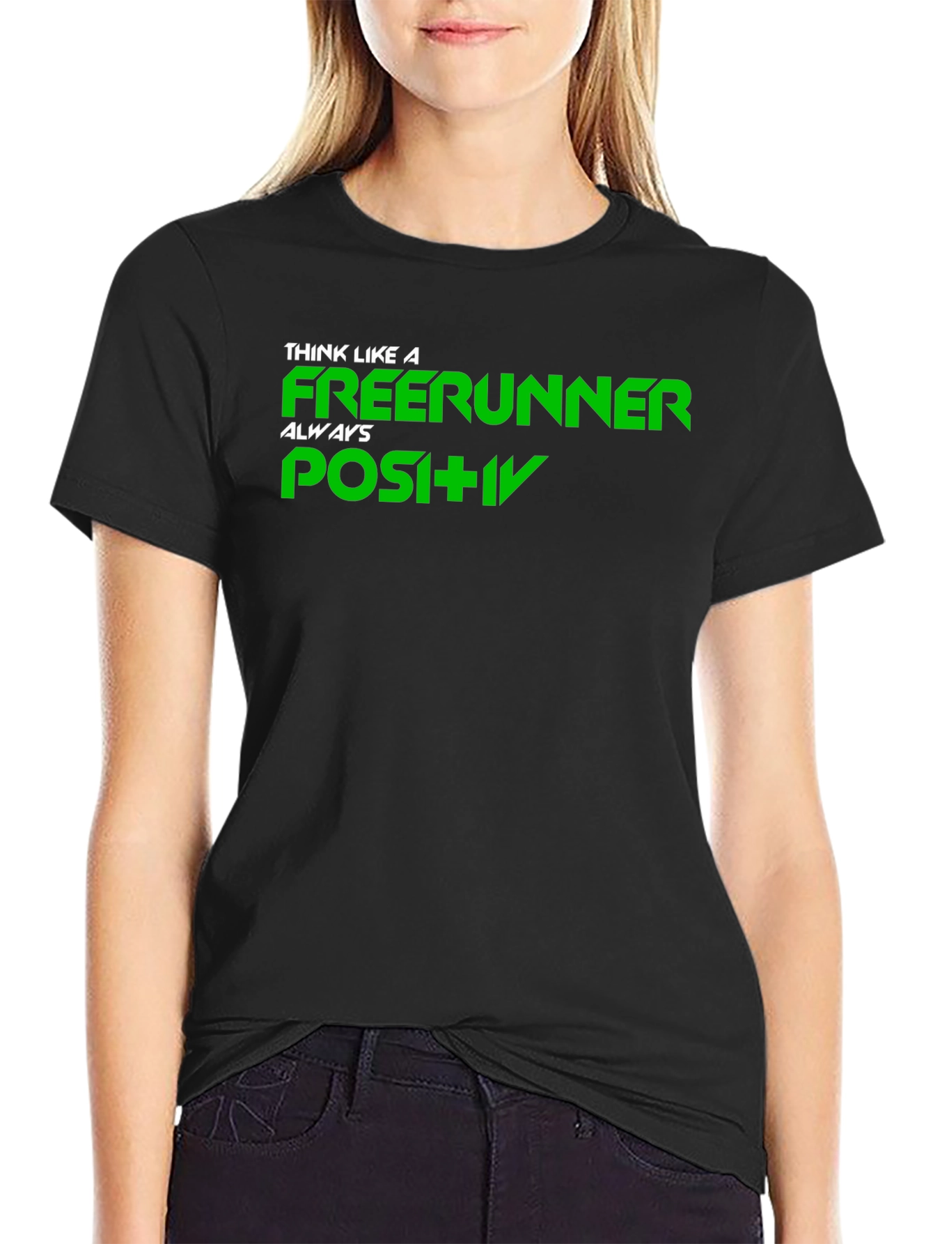 Freerunner Positive Mindset Black T-Shirt