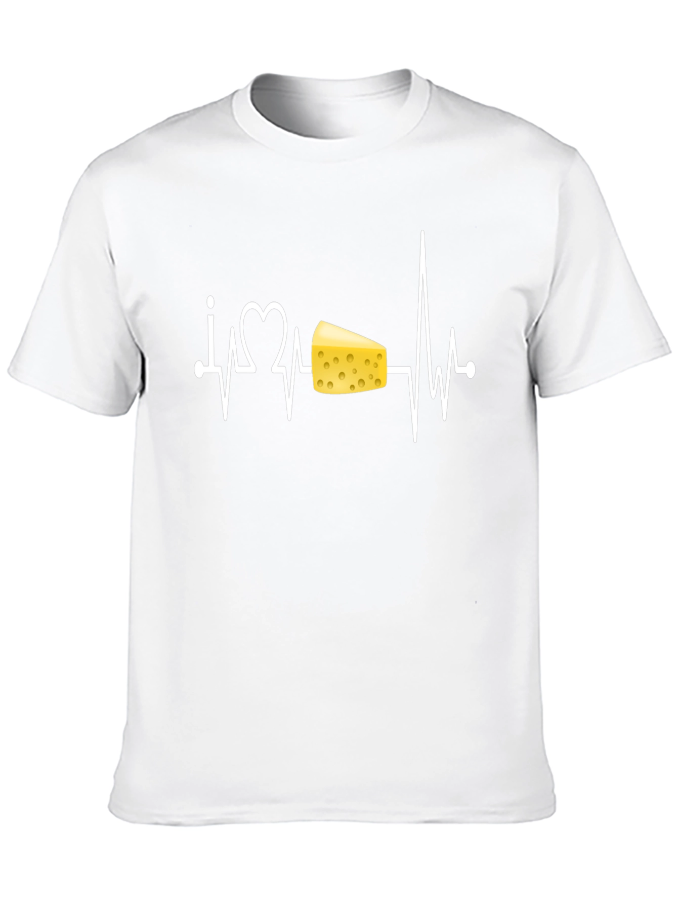 I Heart Cheese T-Shirt - Black
