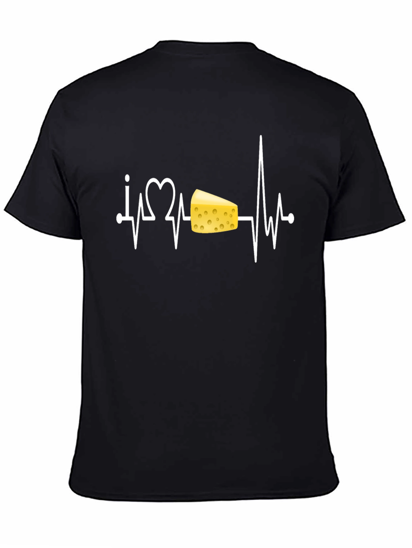 I Heart Cheese T-Shirt - Black
