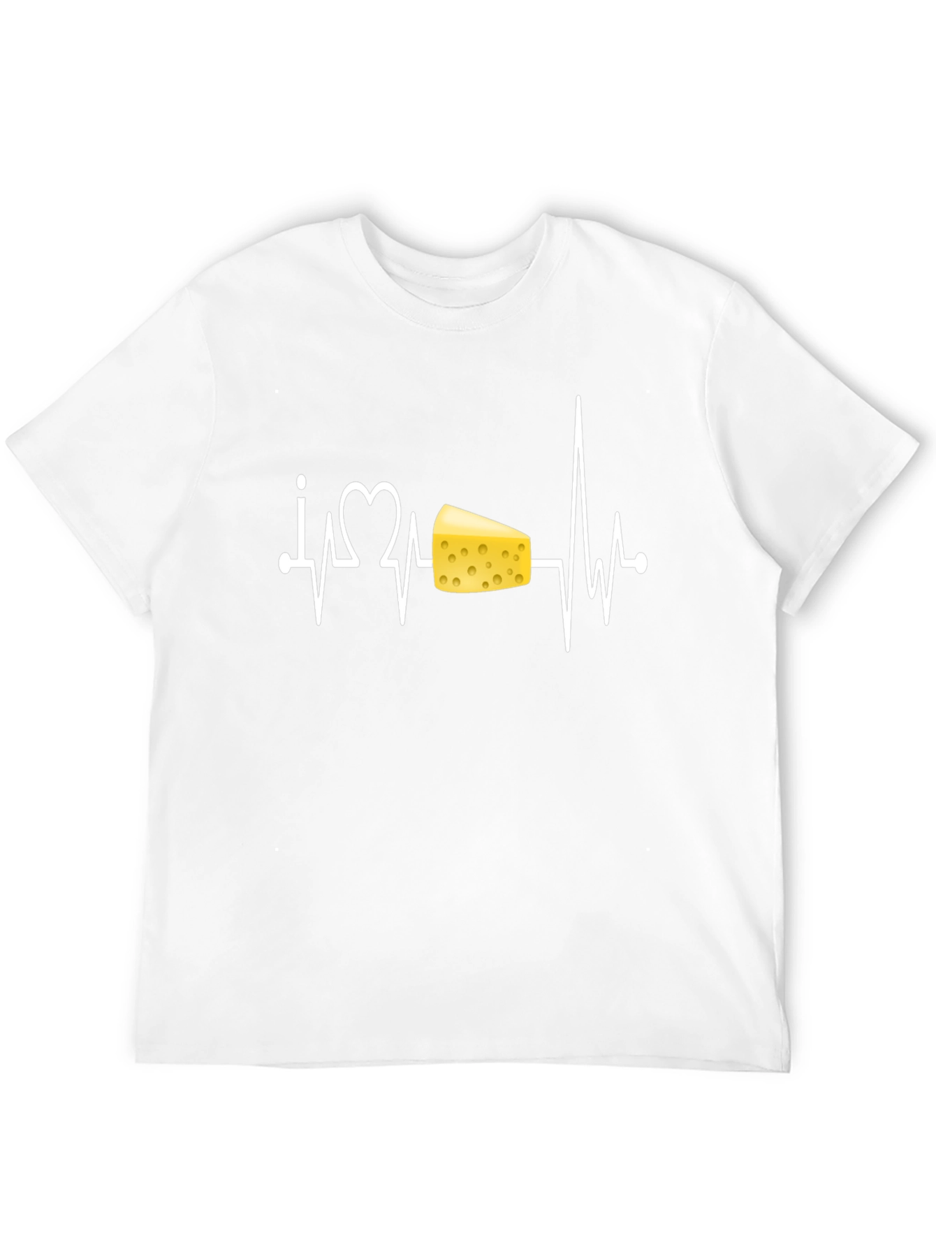 I Heart Cheese T-Shirt - Black