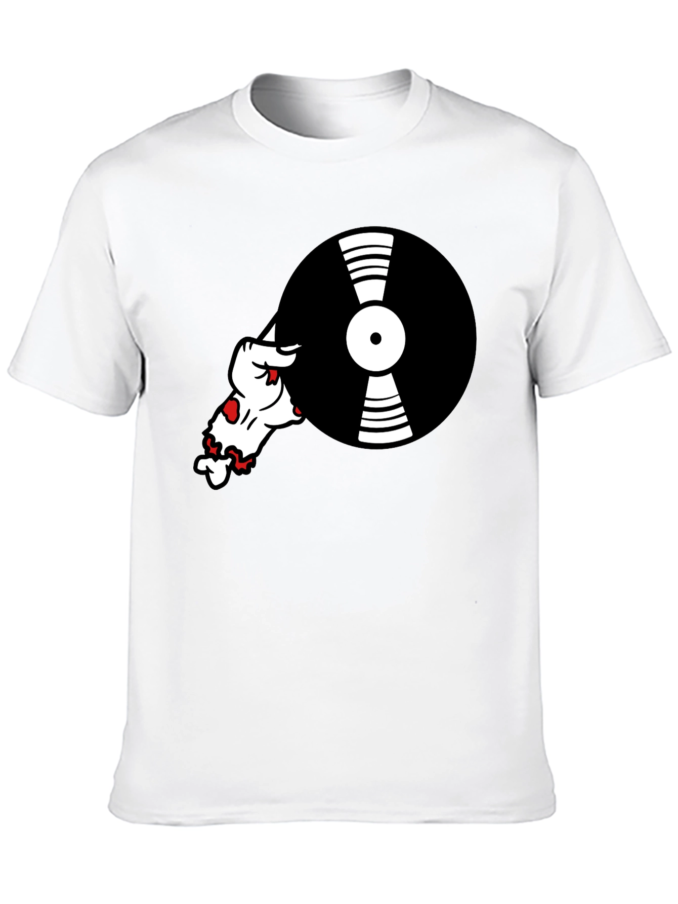 Cool DJ Dog Black T-Shirt