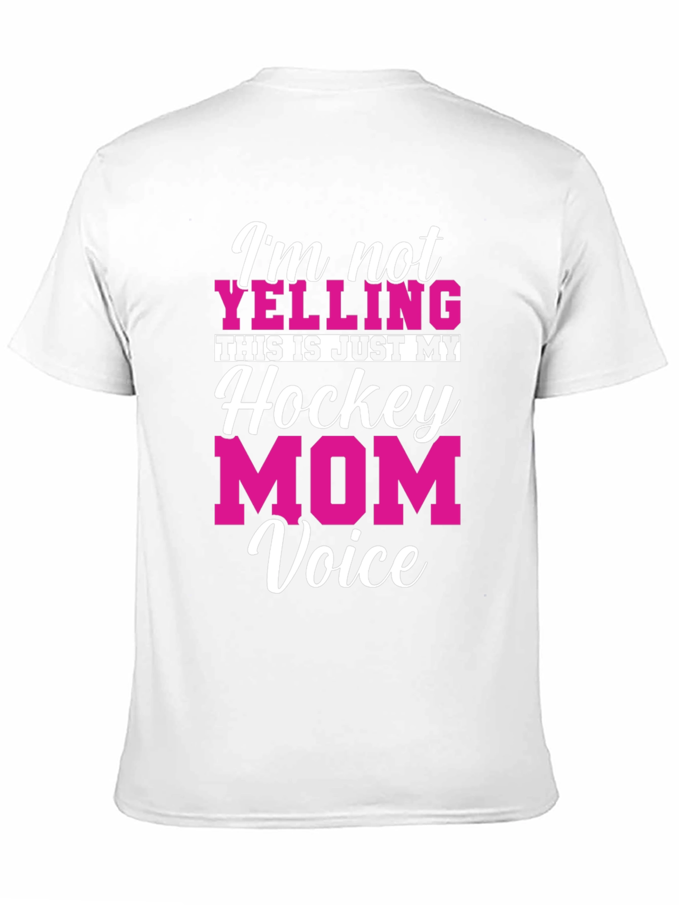Hockey Mom Voice T-Shirt - Funny Graphic Tee