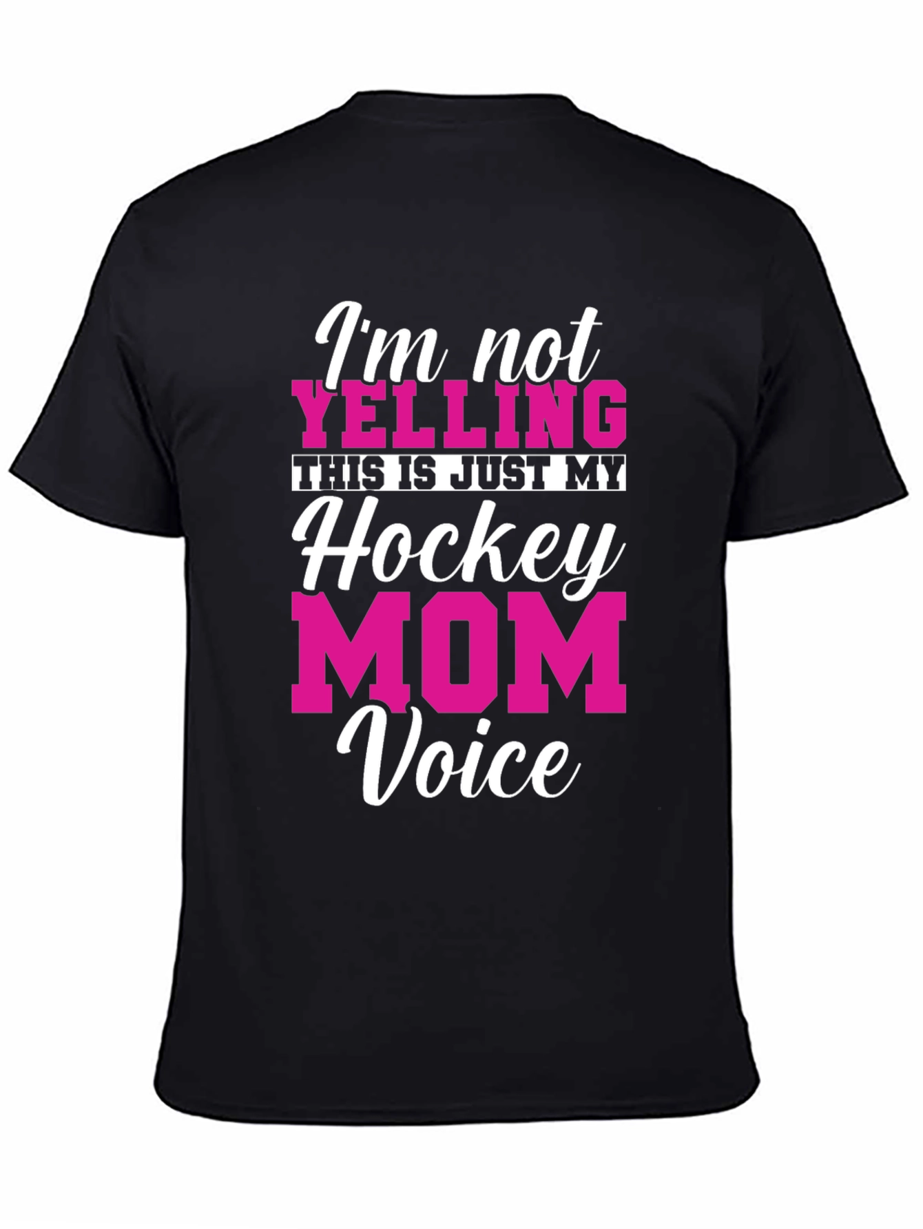 Hockey Mom Voice T-Shirt - Funny Graphic Tee
