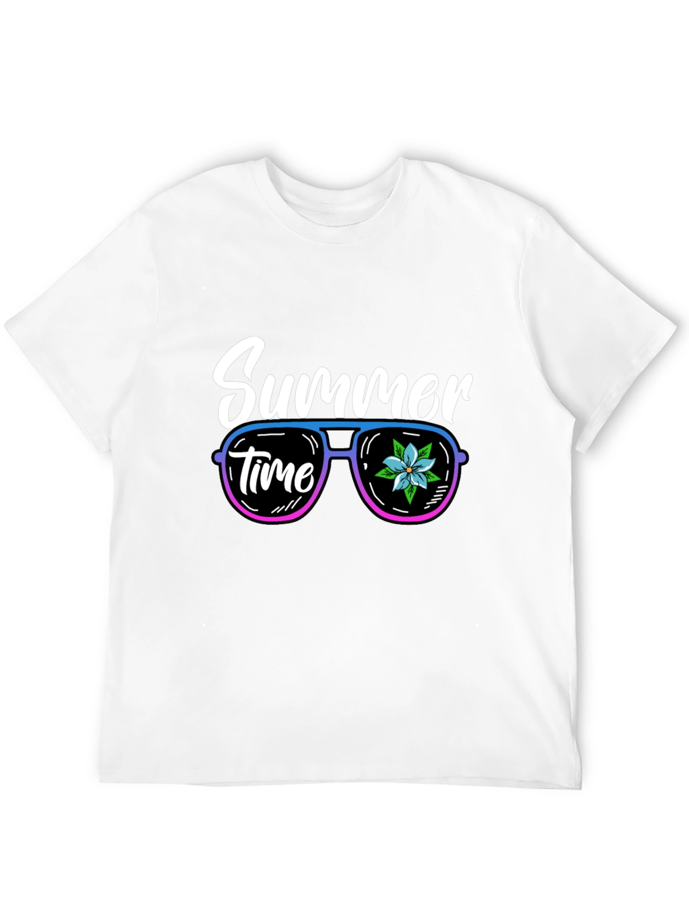 Summer Time T-Shirt - Sunglasses Graphic Tee
