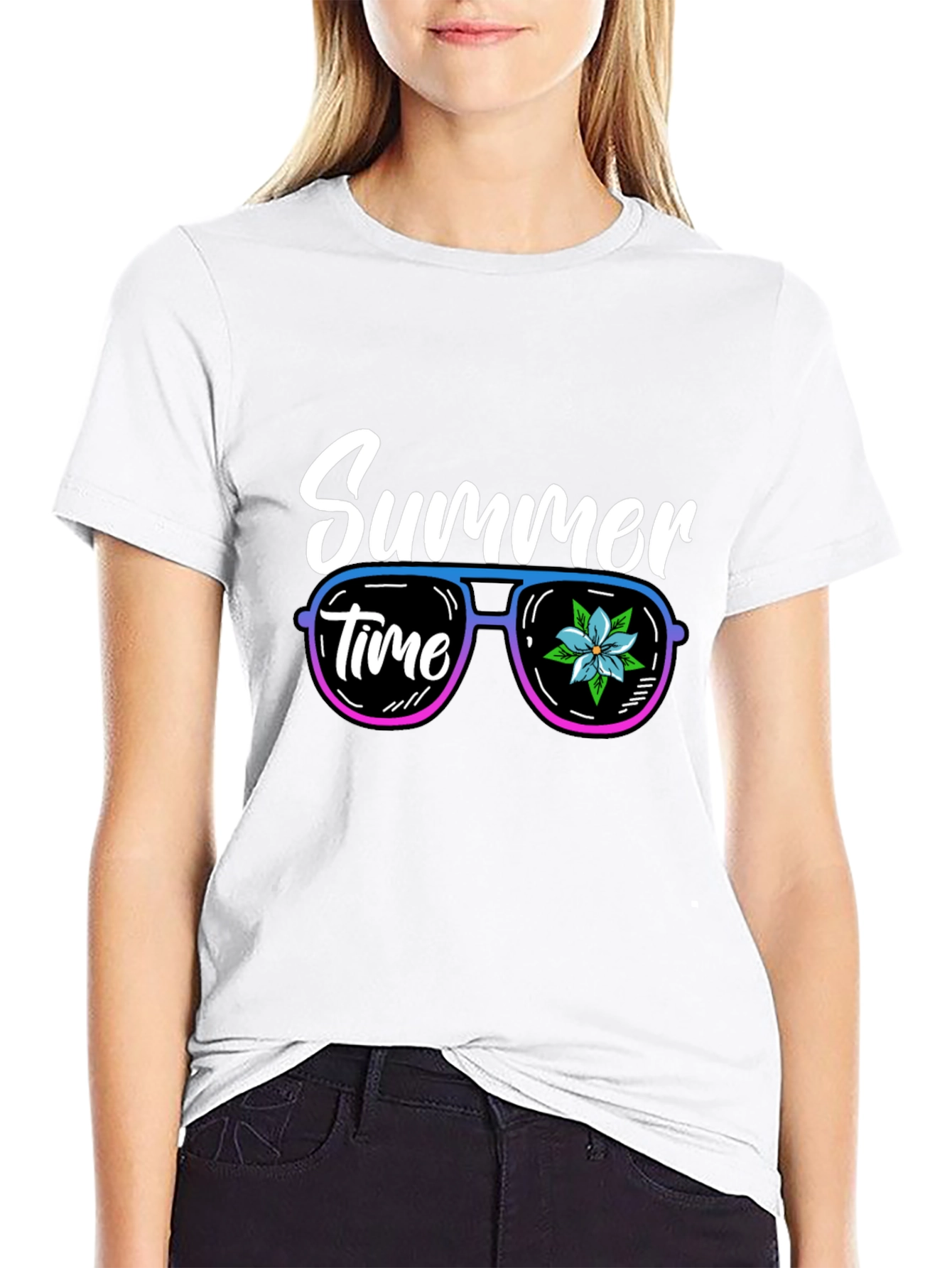 Summer Time T-Shirt - Sunglasses Graphic Tee