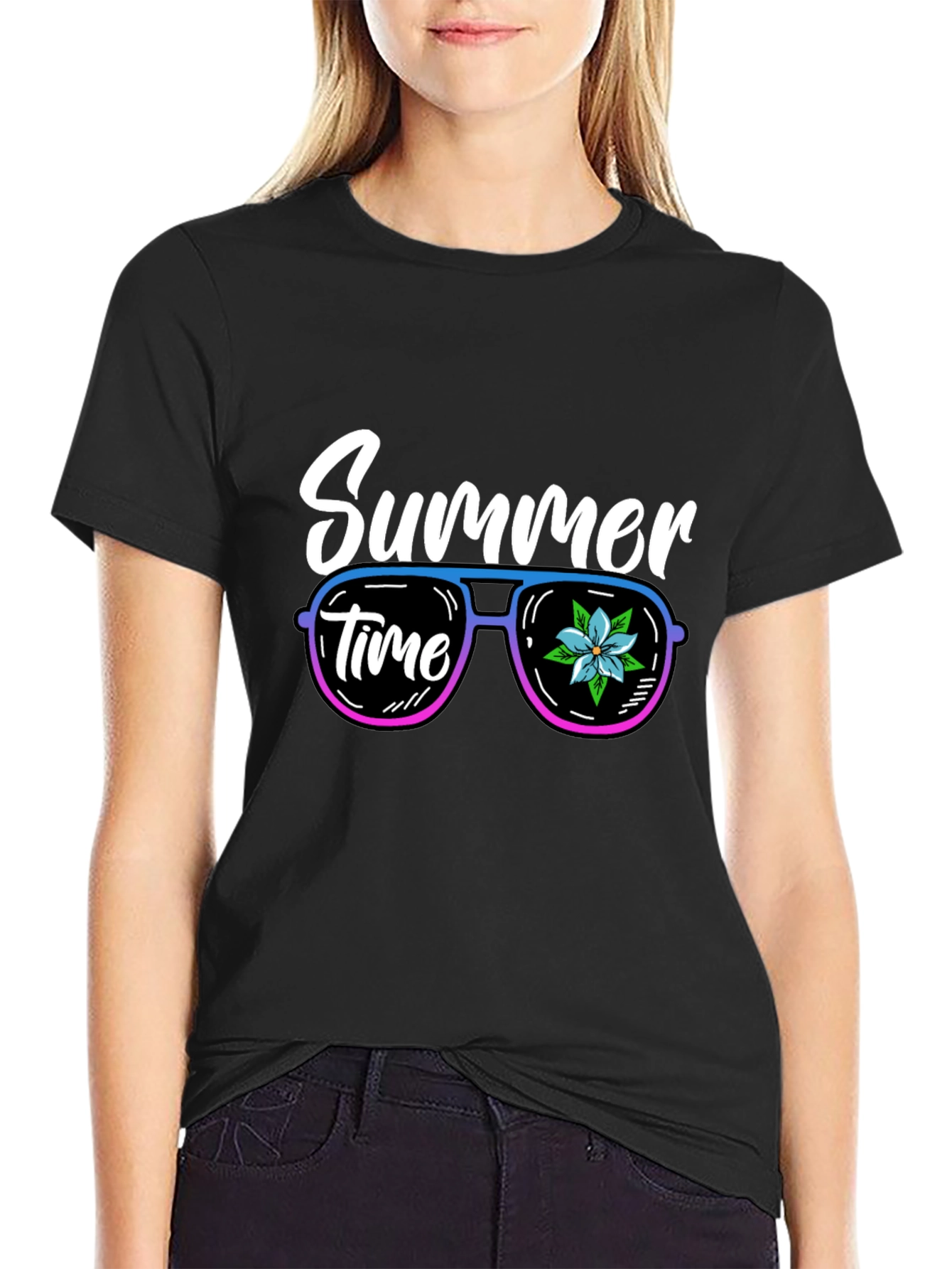 Summer Time T-Shirt - Sunglasses Graphic Tee