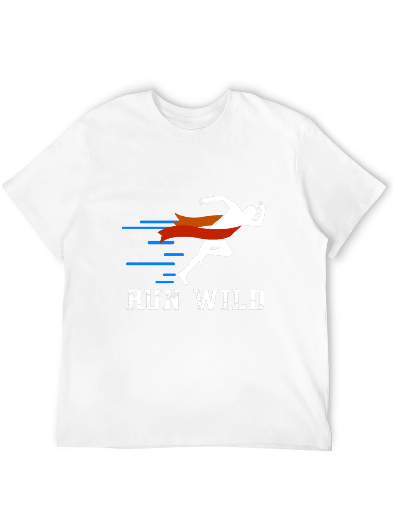 Run Wild Graphic Tee - Motivational Activewear Shirt