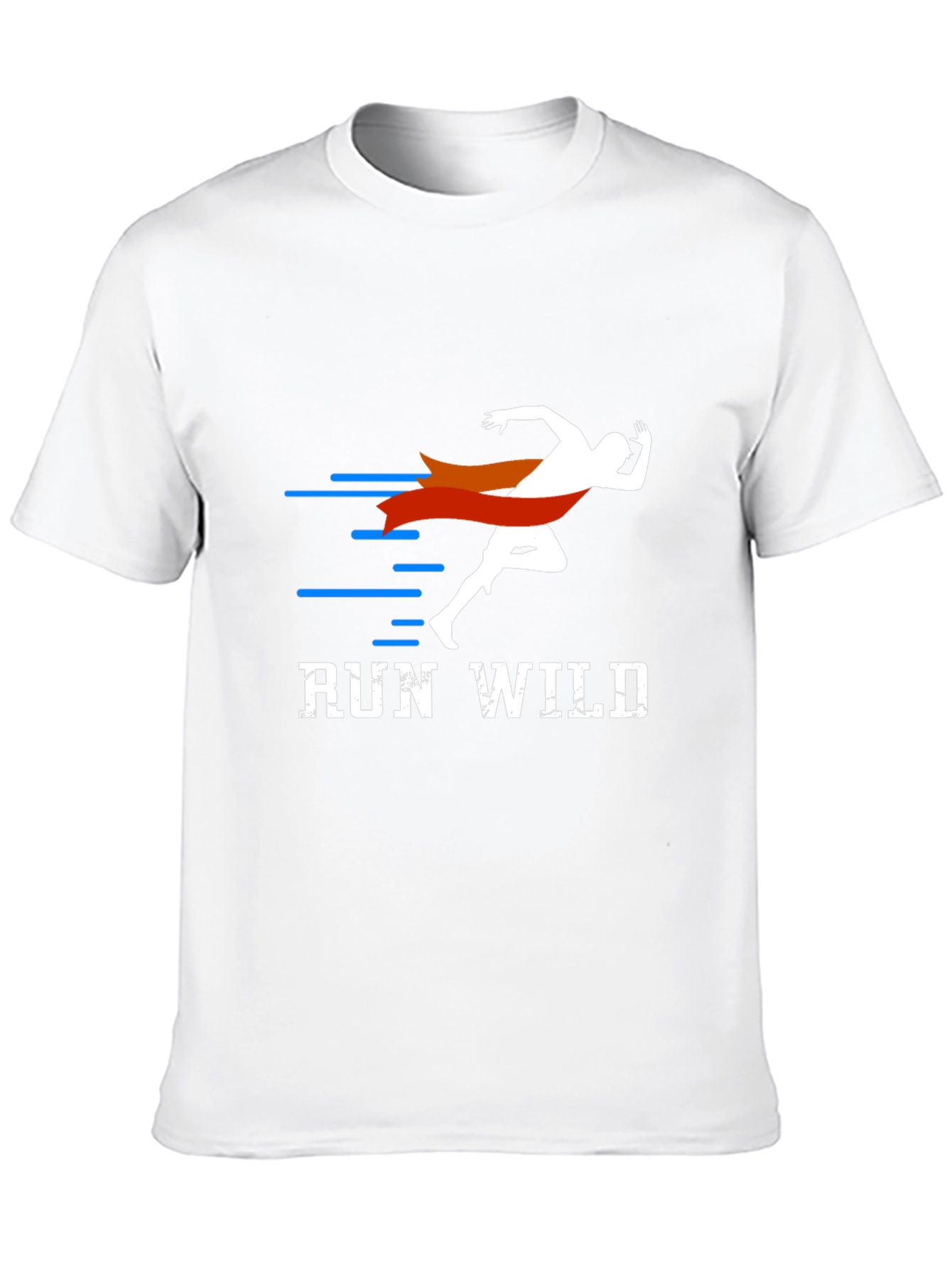 Run Wild Graphic Tee - Motivational Activewear Shirt