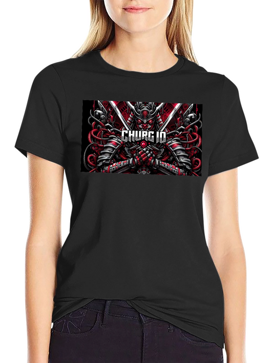 Cyberpunk Samurai T-Shirt - CHURG ID Design