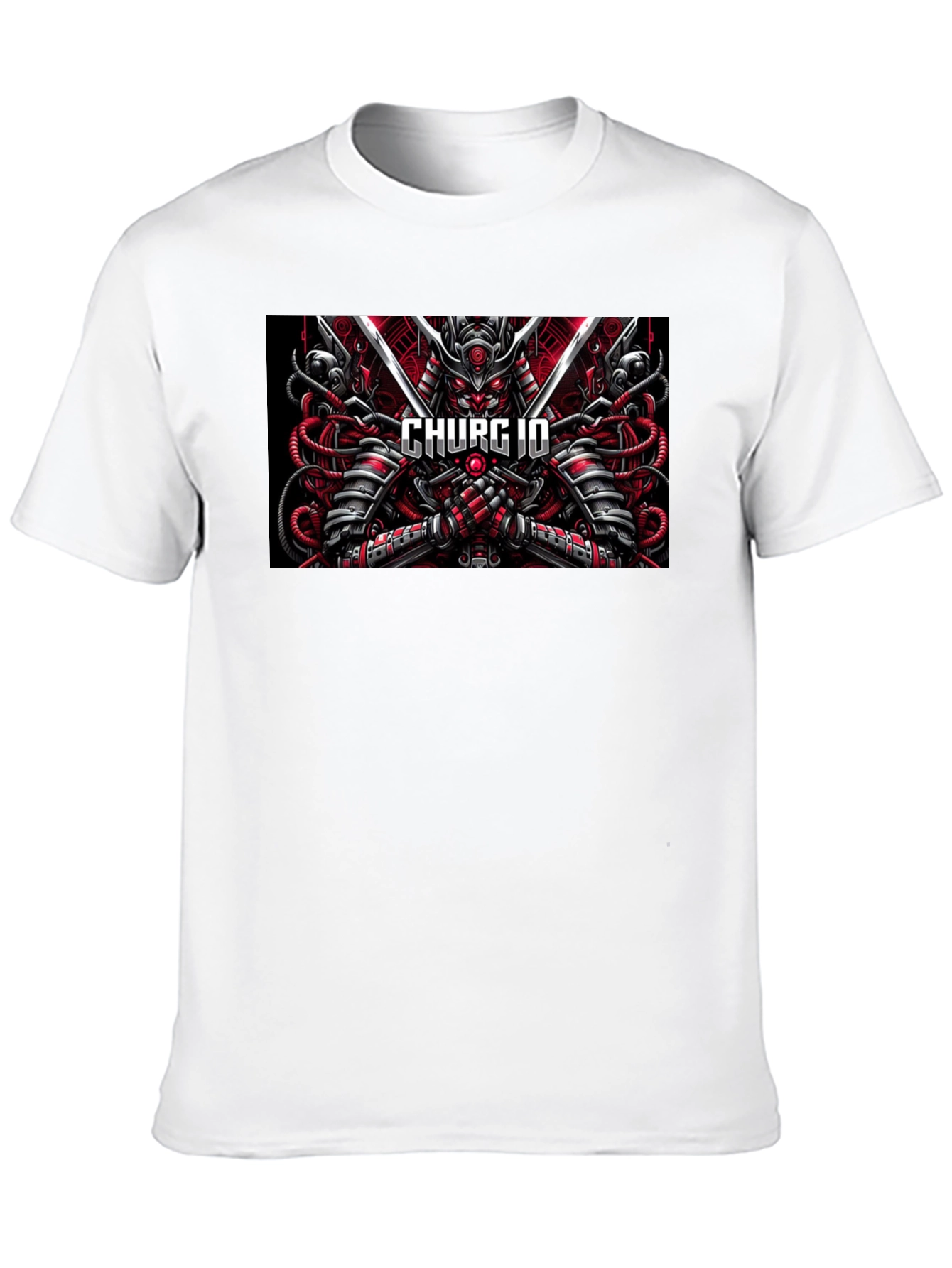 Cyberpunk Samurai T-Shirt - CHURG ID Design