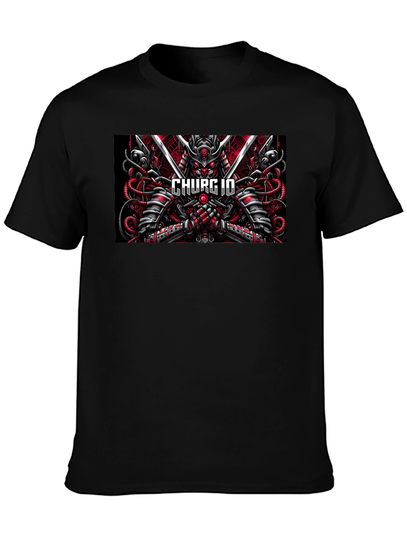 Cyberpunk Samurai T-Shirt - CHURG ID Design