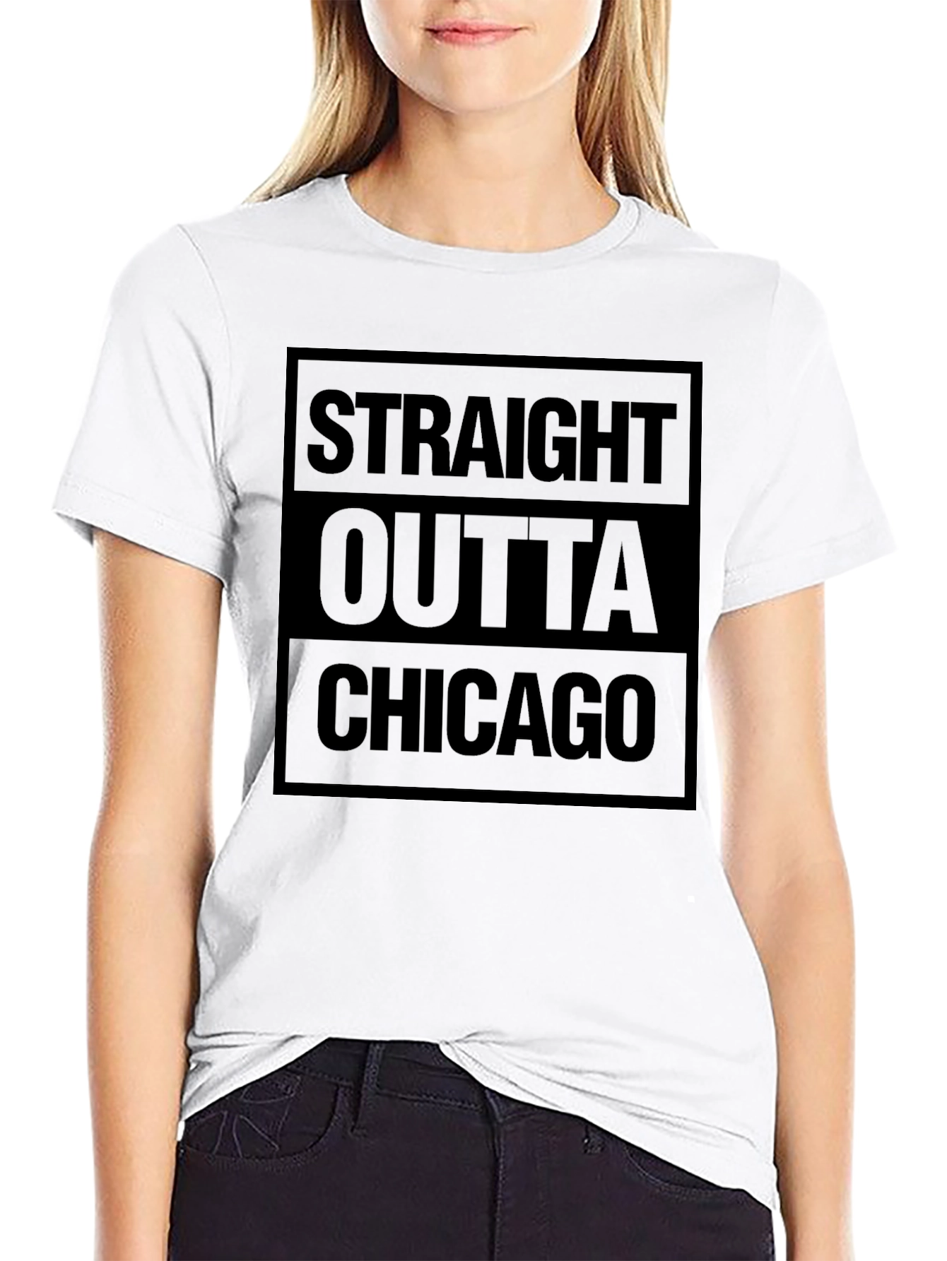 Straight Outta Chicago Graphic T-Shirt