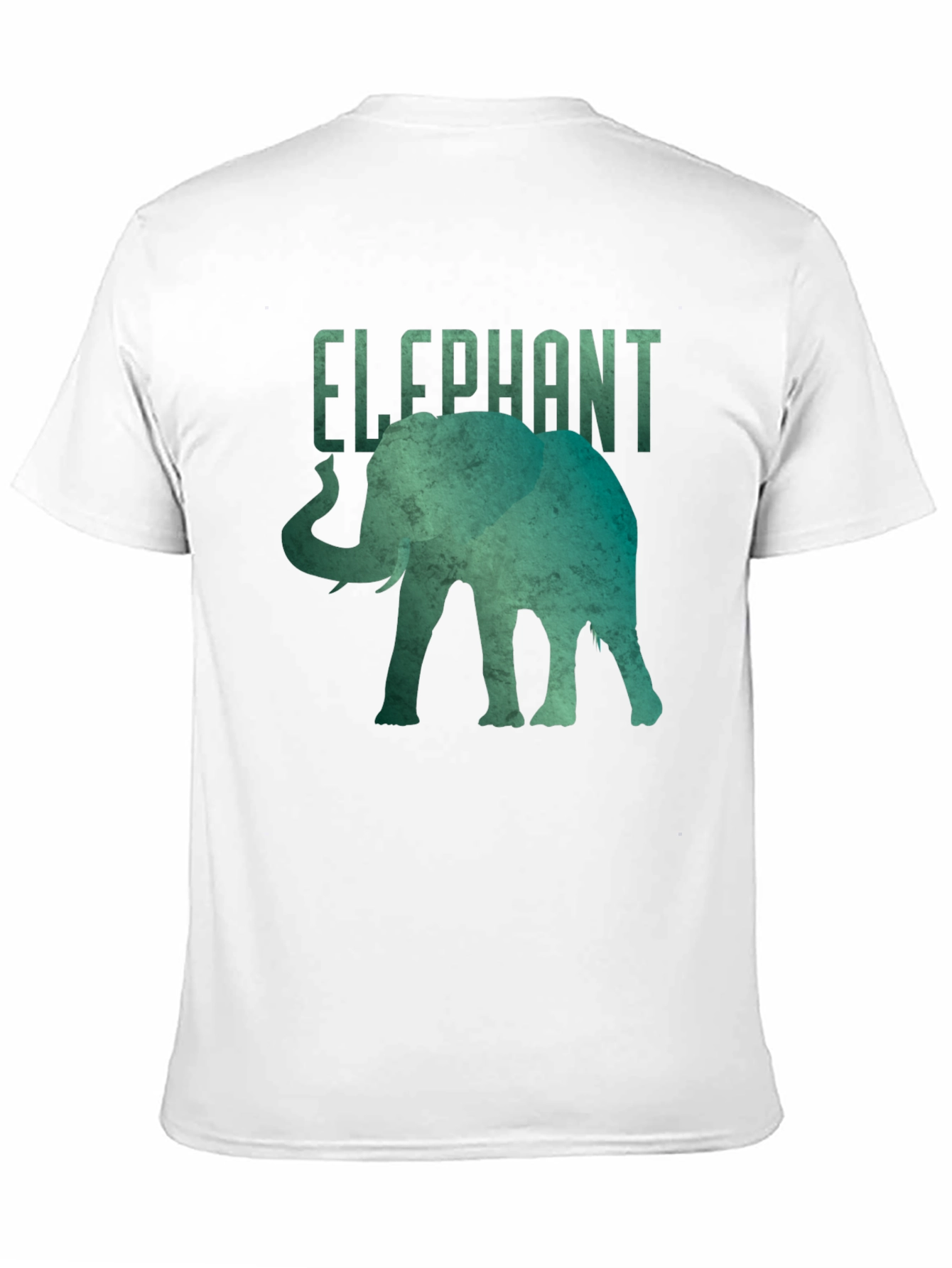 Elephant Graphic Tee - Black Short Sleeve Shirt
