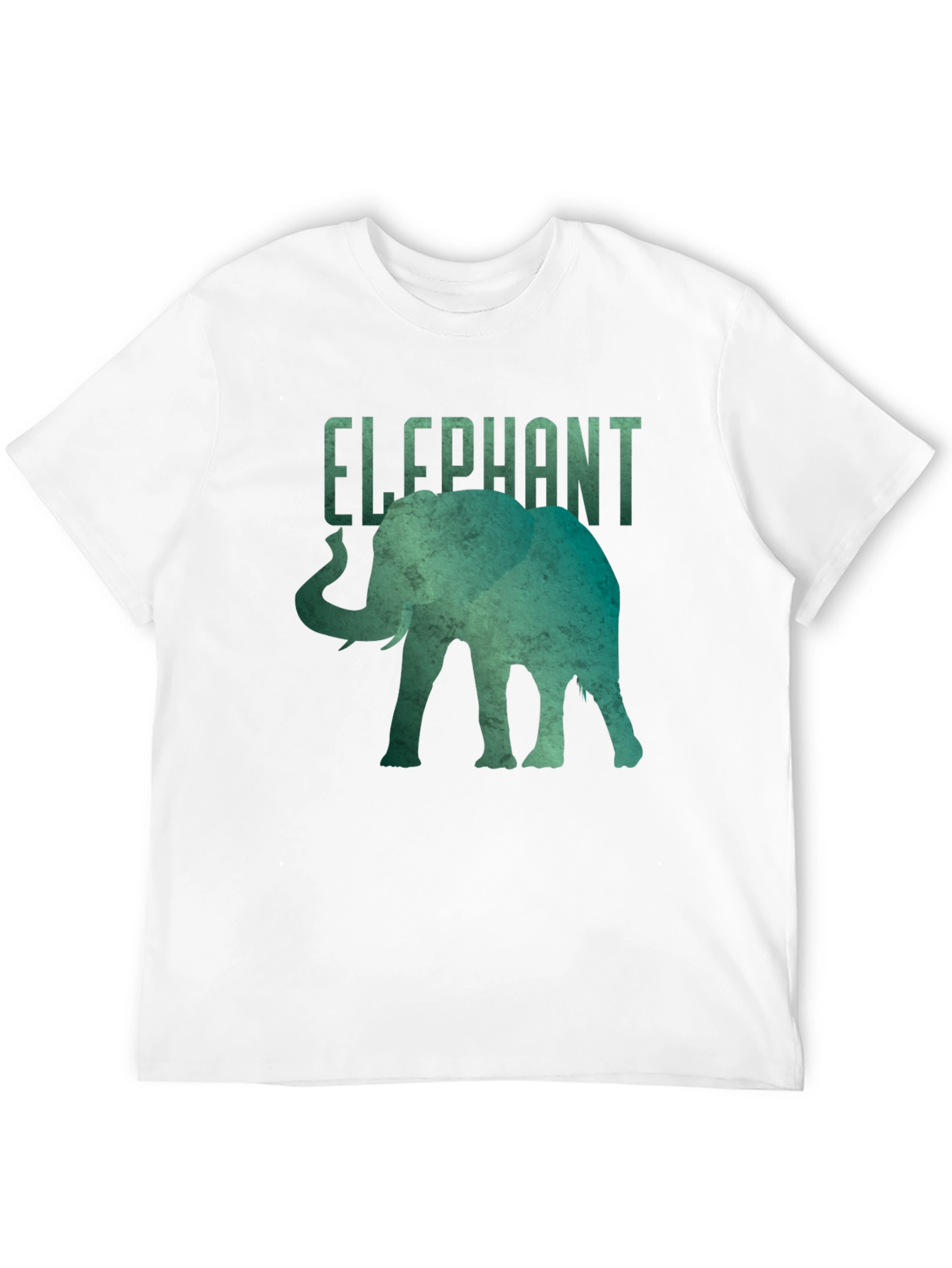 Elephant Graphic Tee - Black Short Sleeve Shirt