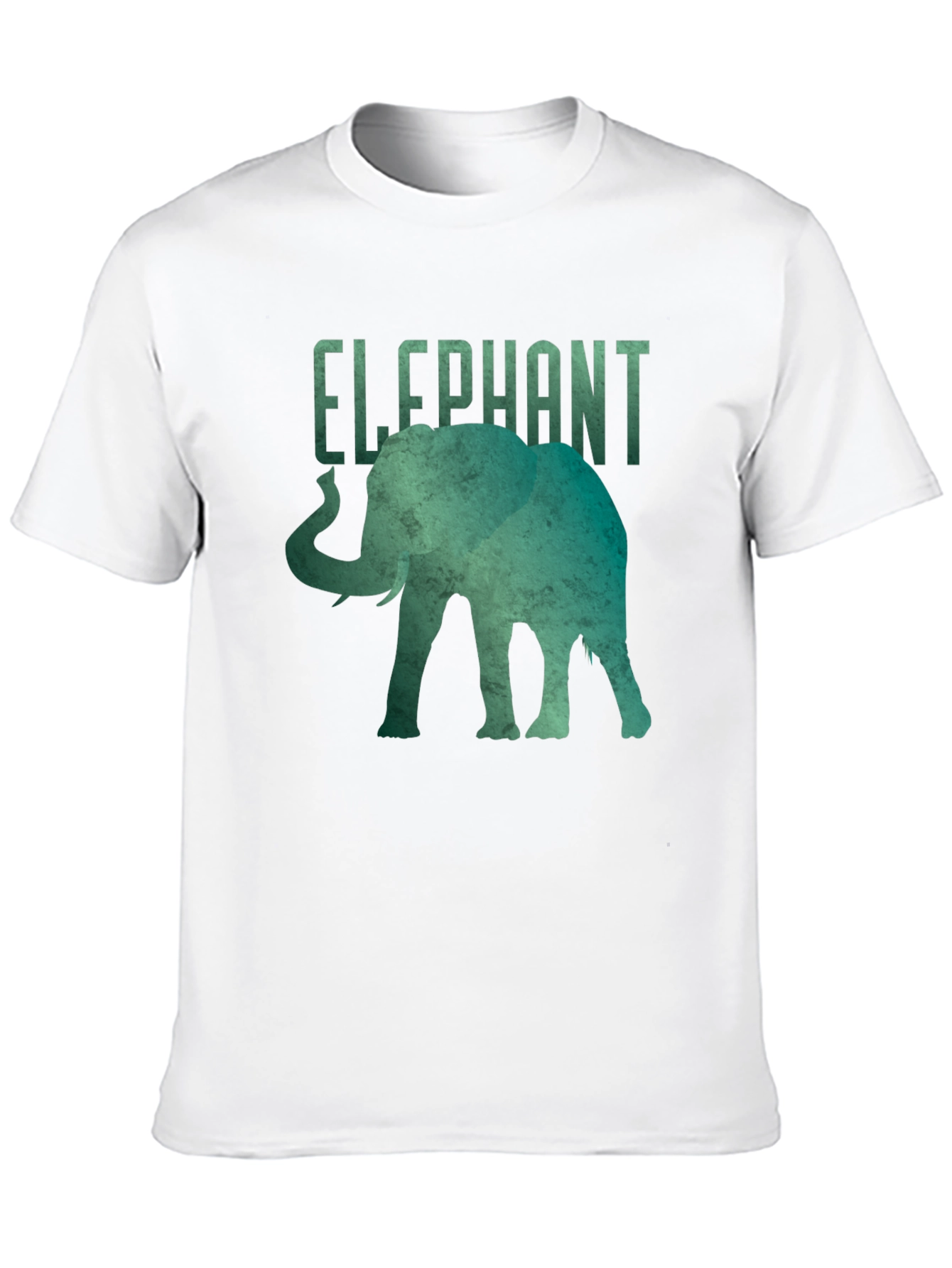 Elephant Graphic Tee - Black Short Sleeve Shirt