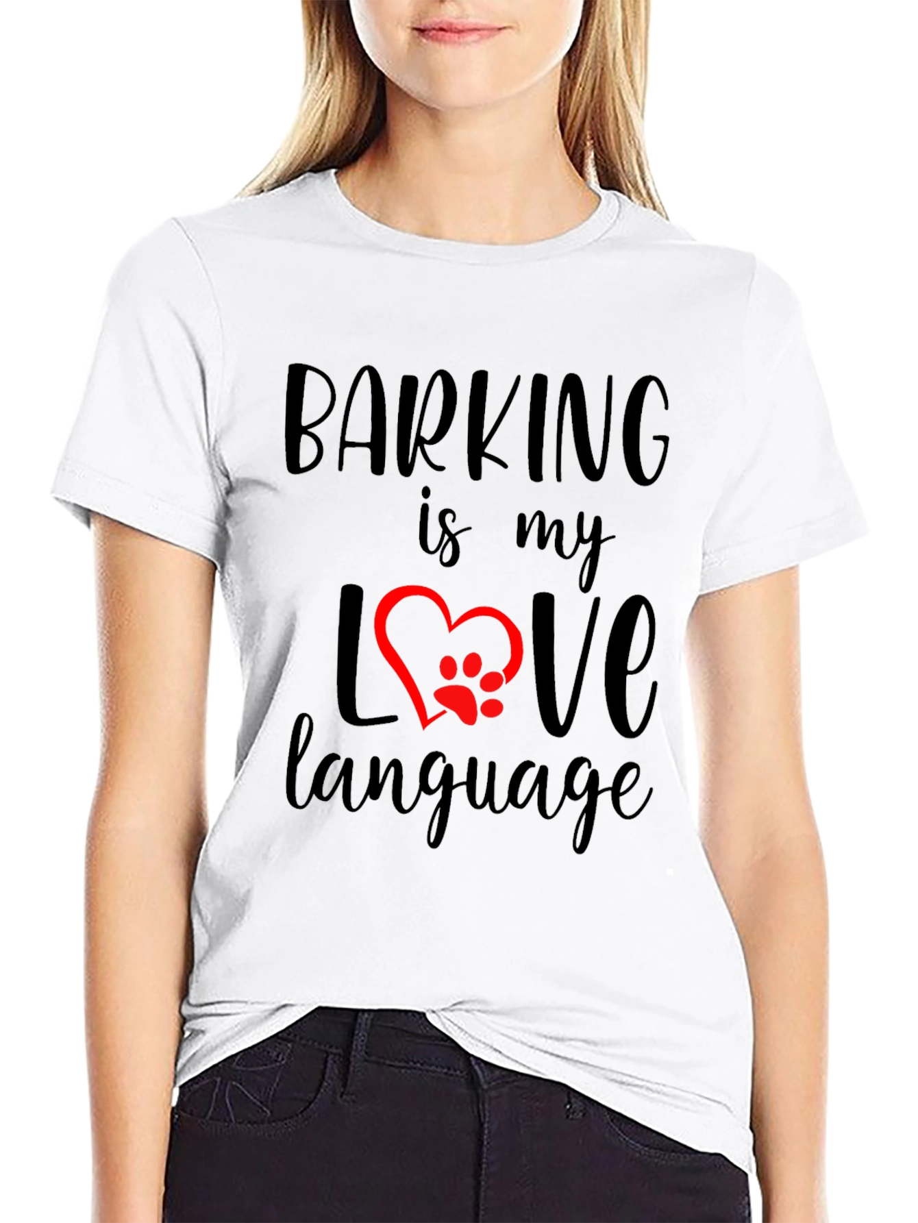Barking is My Love Language T-Shirt