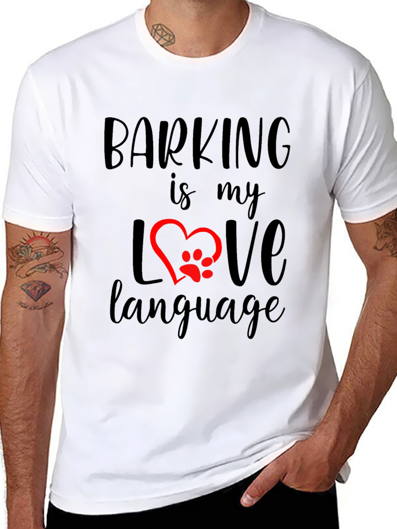 Barking is My Love Language T-Shirt