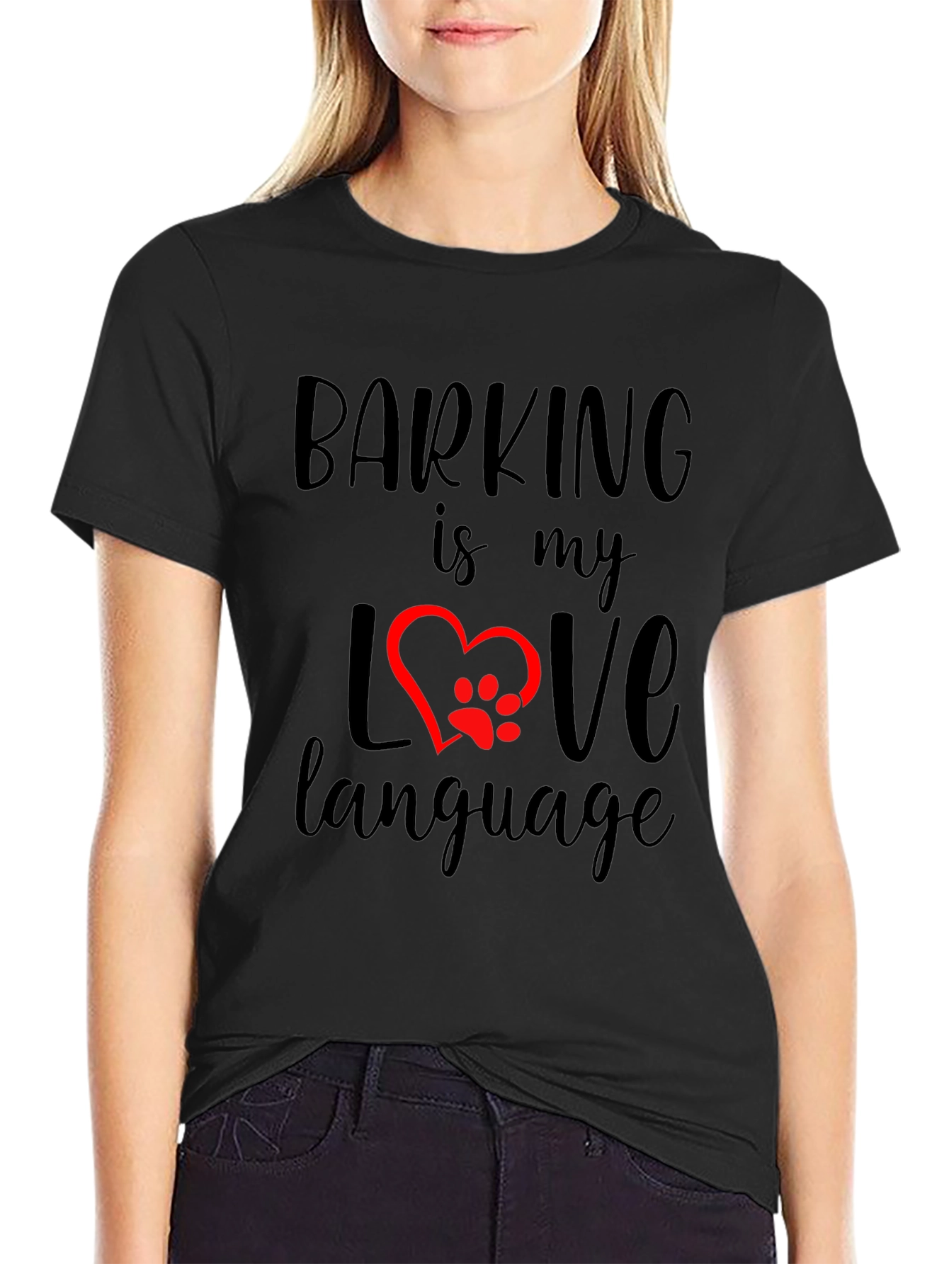 Barking is My Love Language T-Shirt
